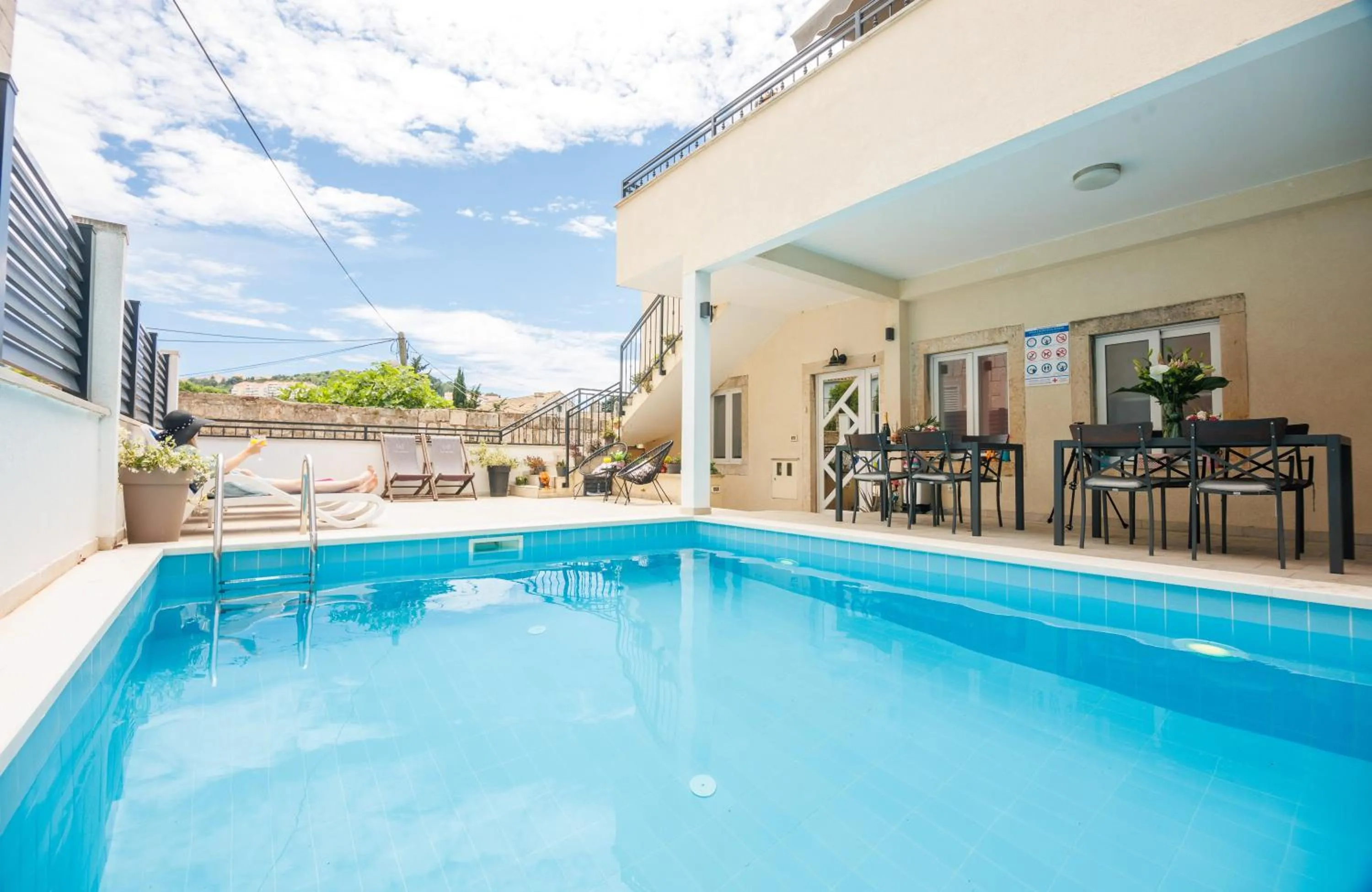 Swimming pool in Apartments Gabrieri