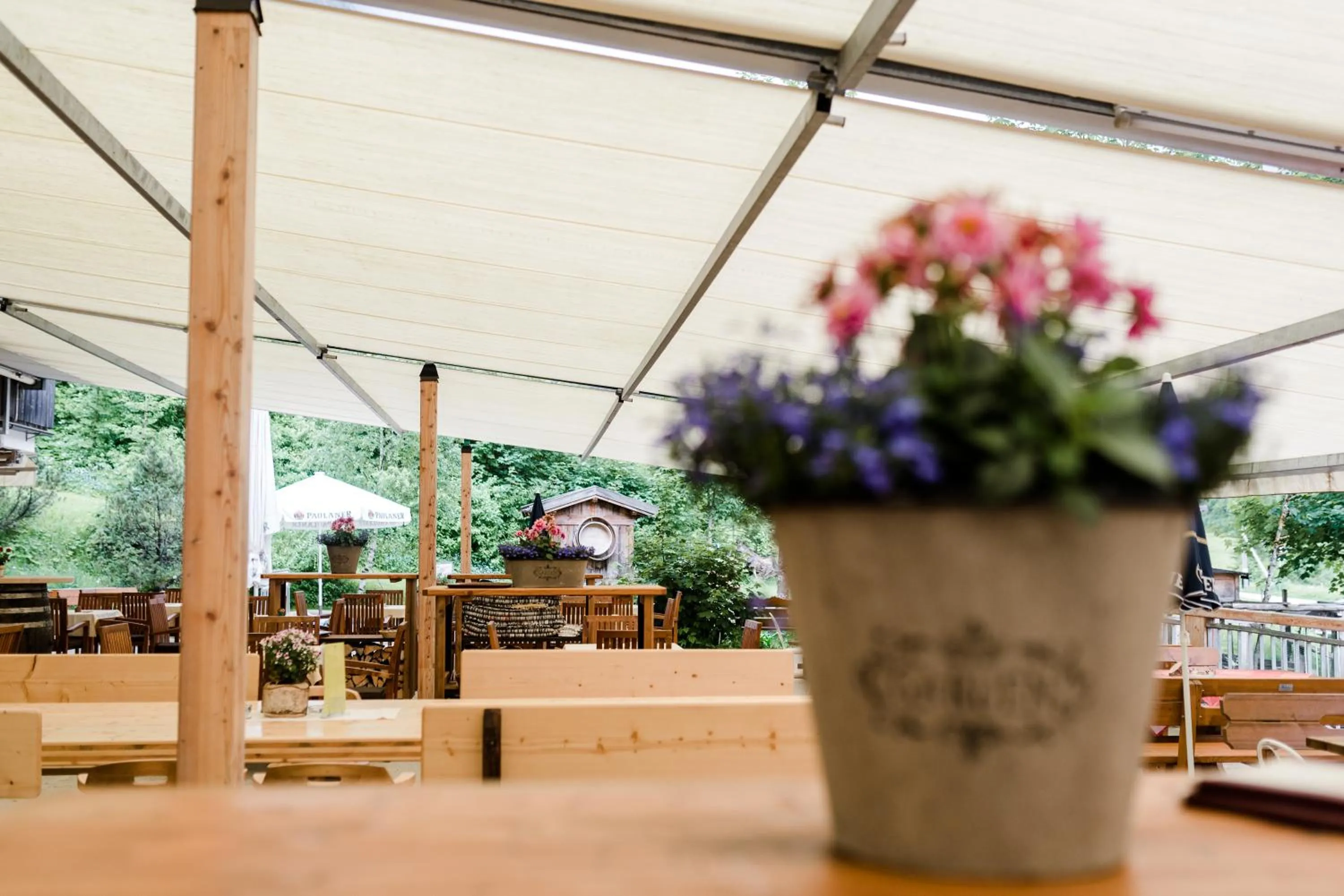 Balcony/Terrace in Das Naturhotel die Eng