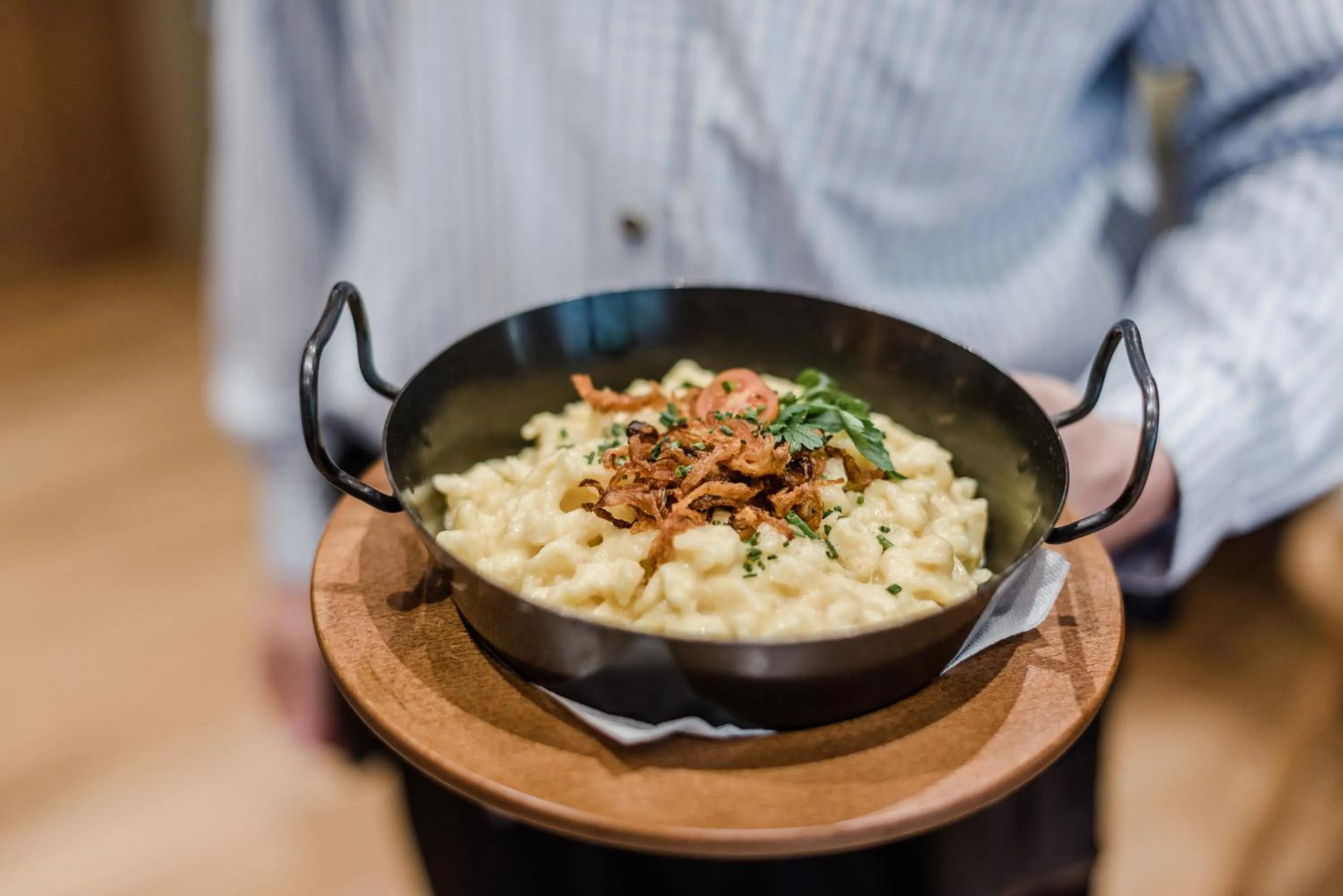 Food close-up in Das Naturhotel die Eng