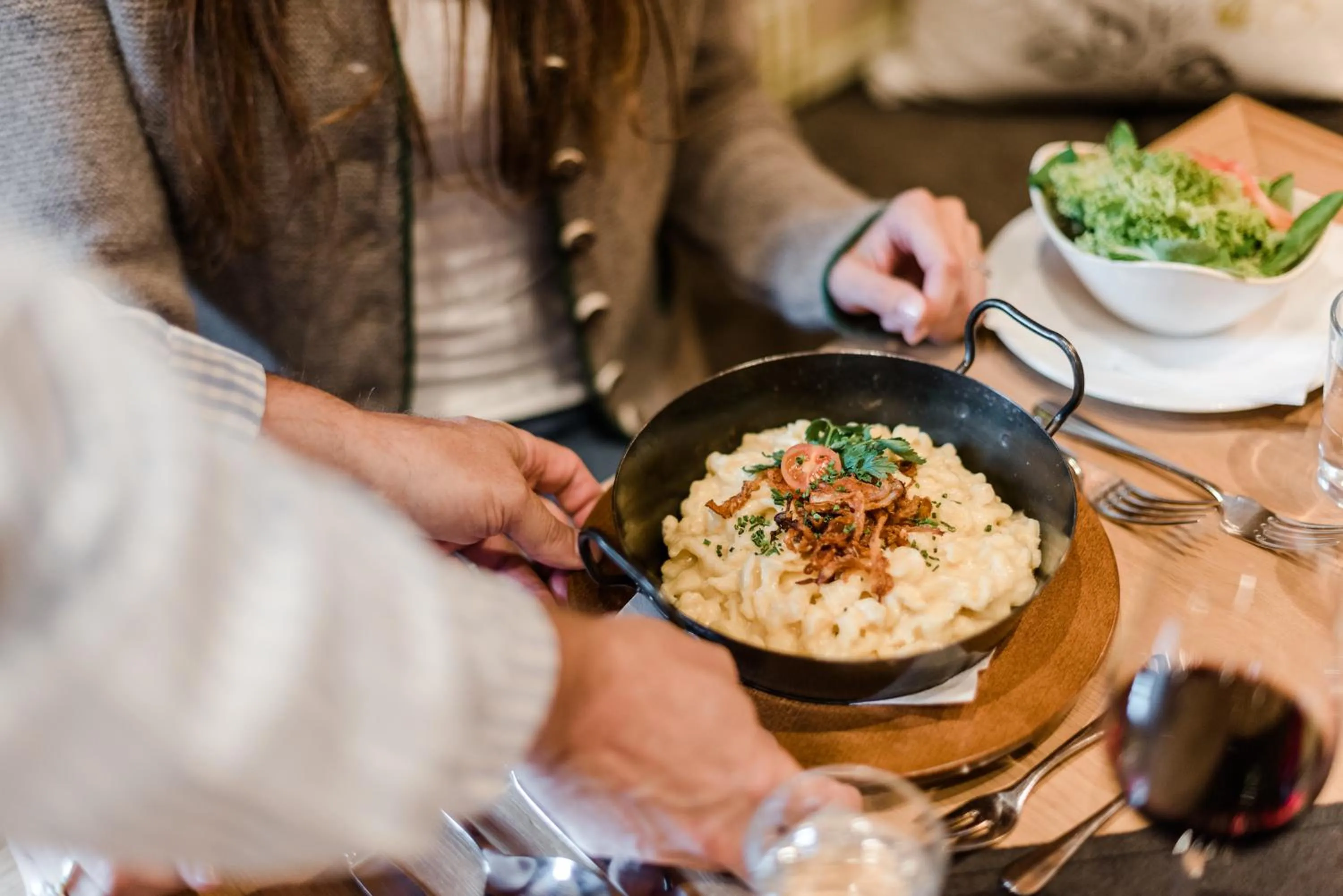 Dinner in Das Naturhotel die Eng