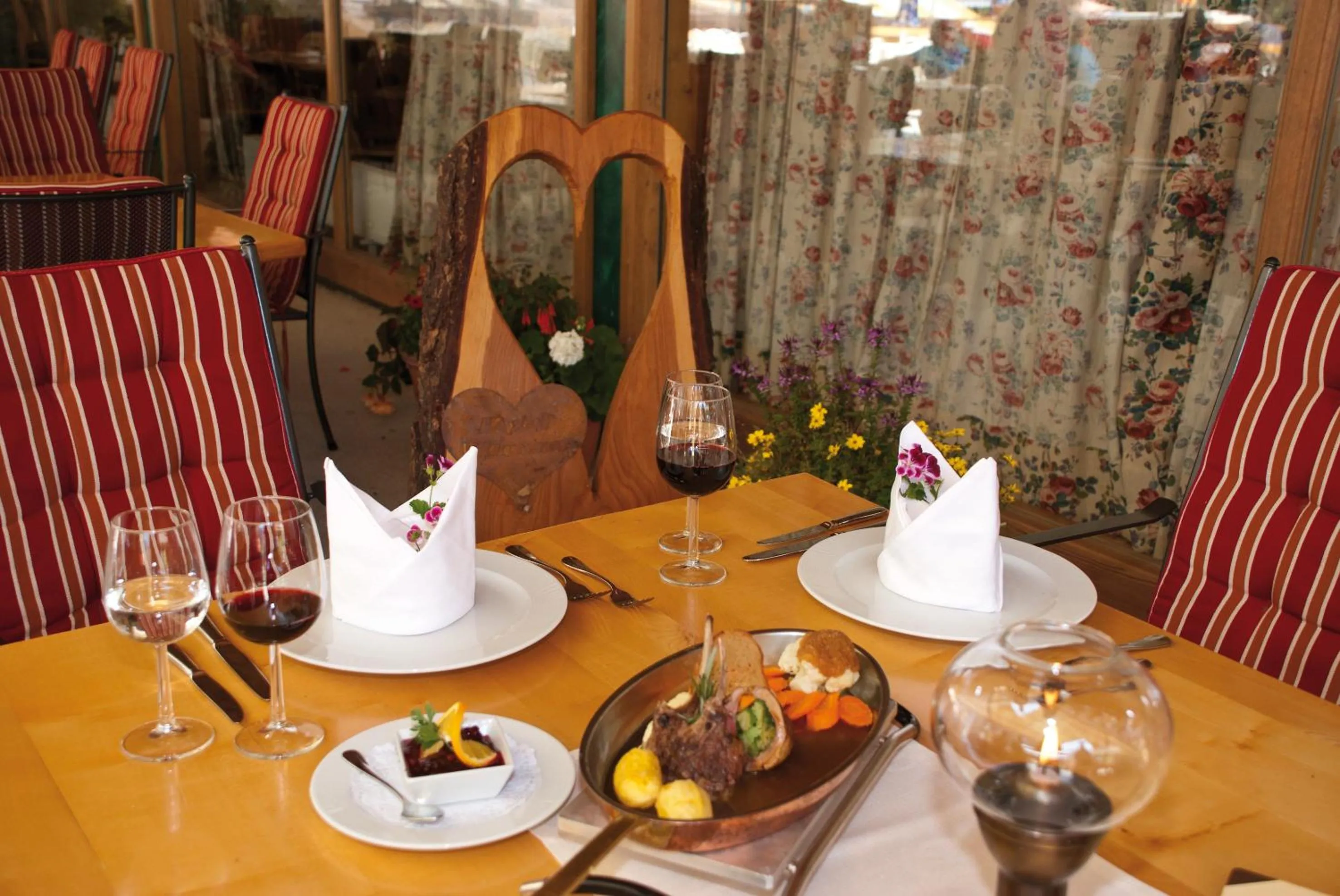 Food close-up in Das Naturhotel die Eng