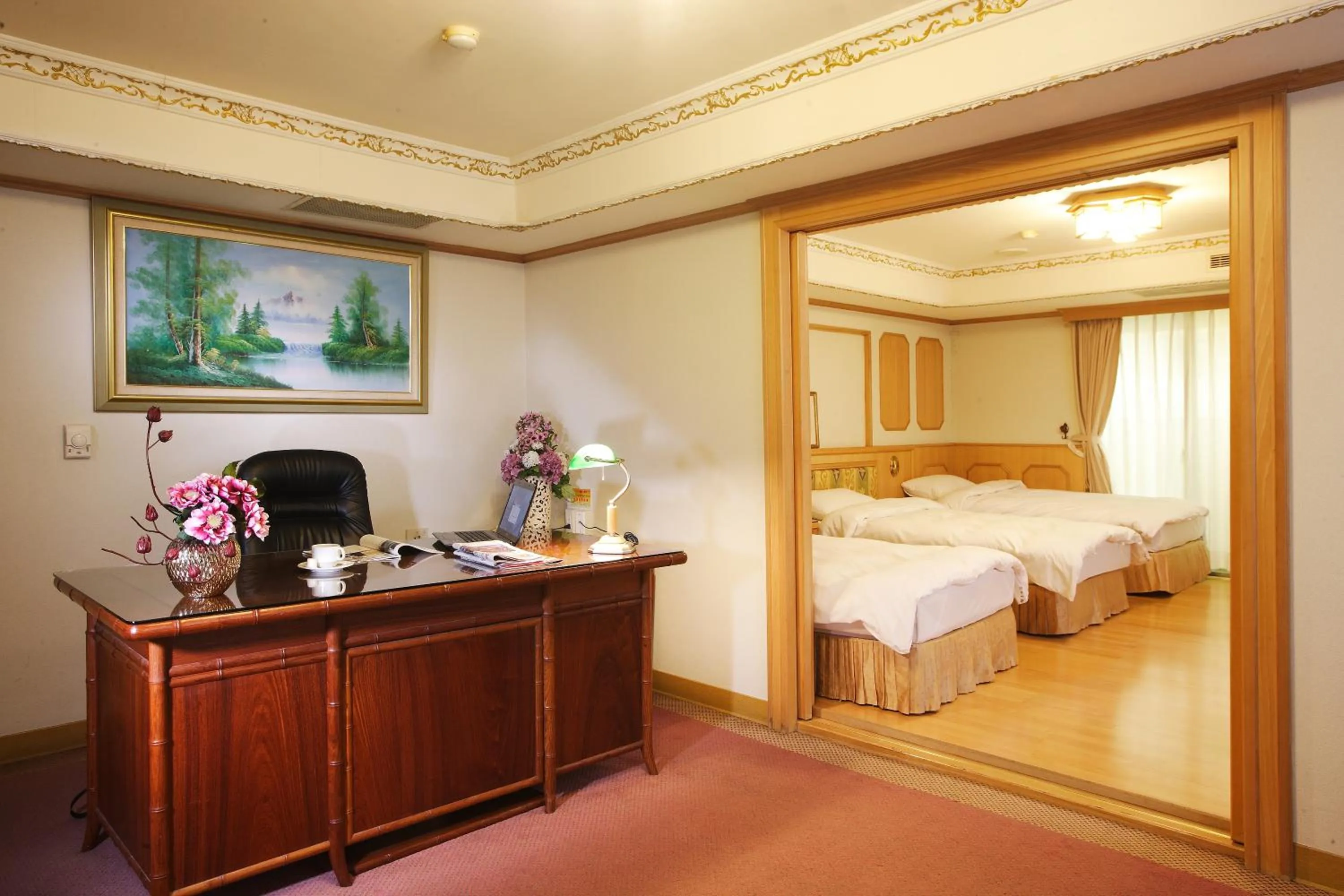 Bed in Kingdom Hotel