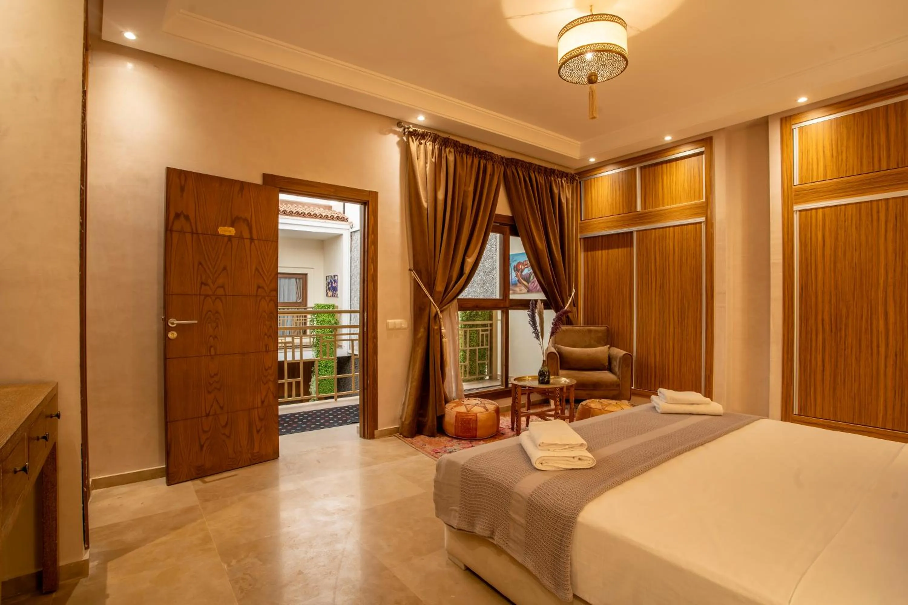 Photo of the whole room, Bed in Riad Azia