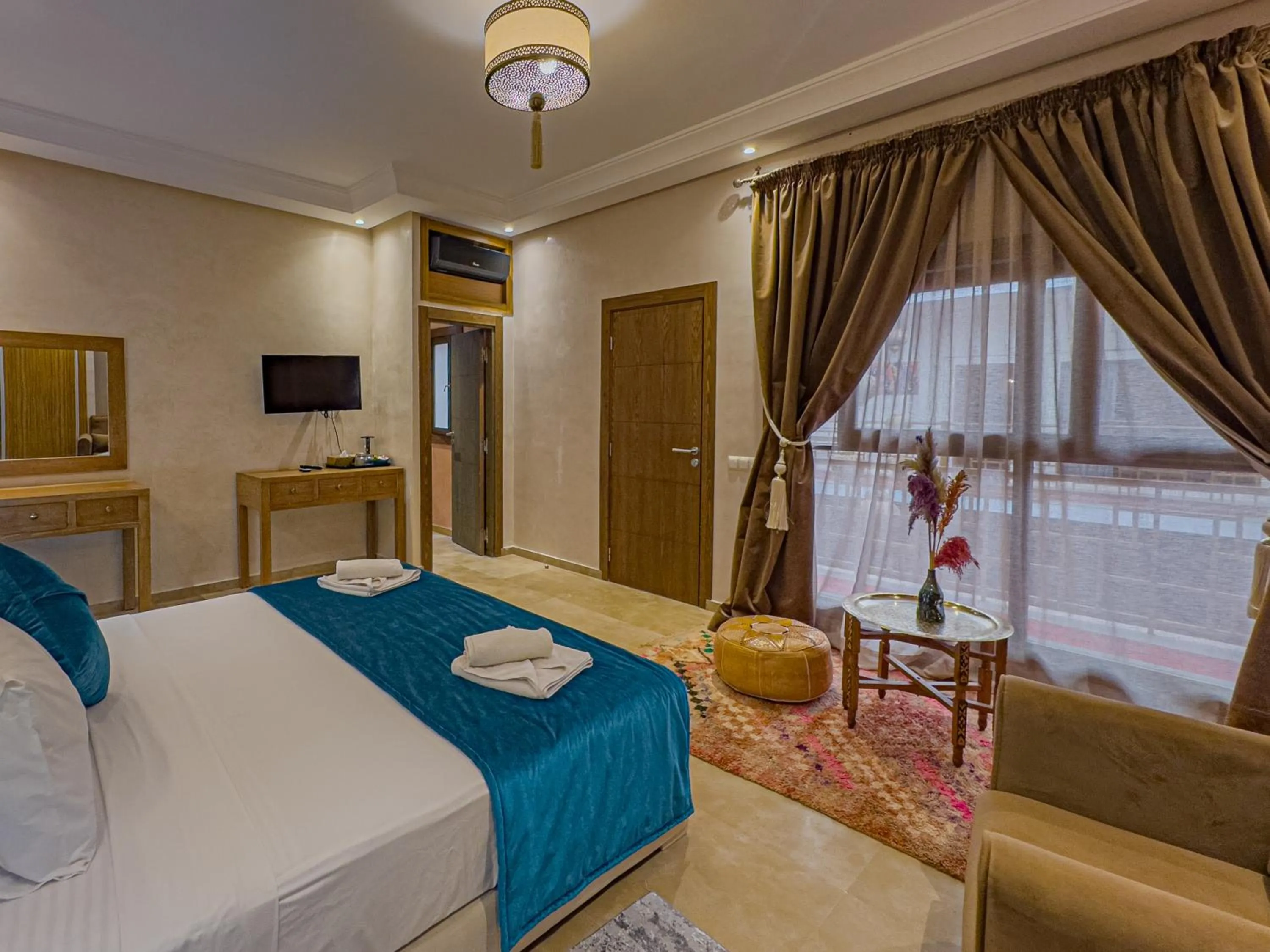 Bed in Riad Azia