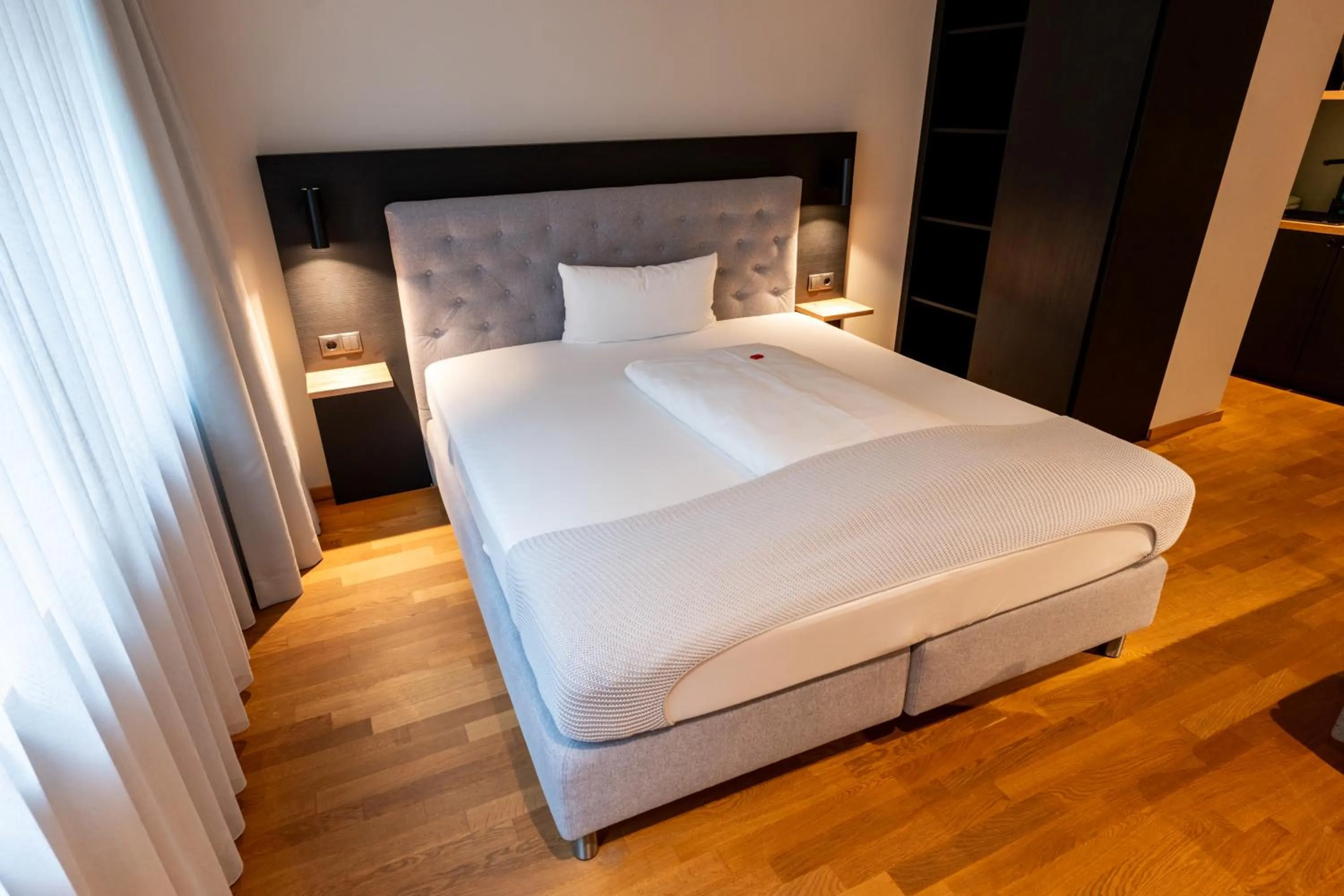 Bed in Restaurant Hotel Zum Storchen