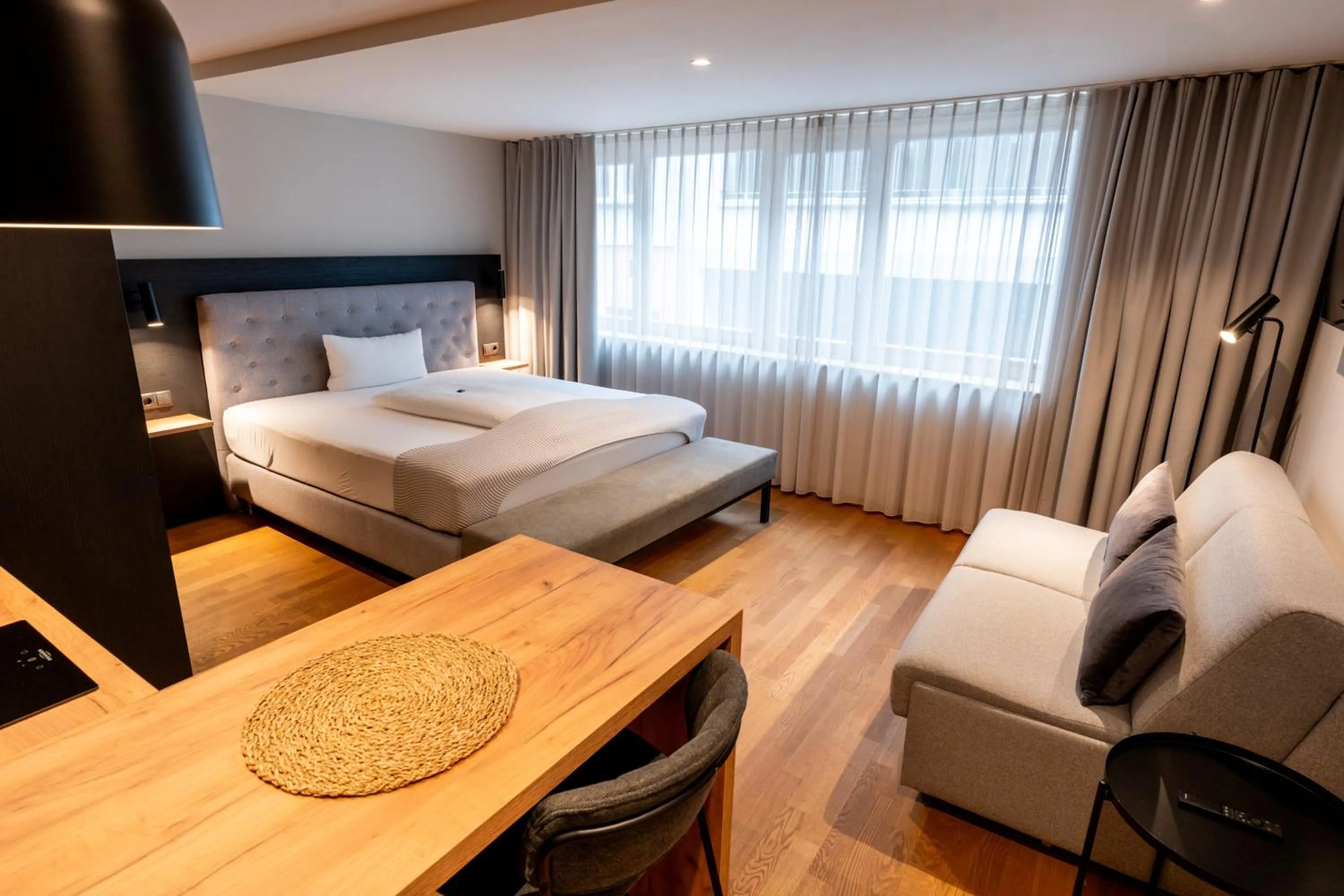 Photo of the whole room, Bed in Restaurant Hotel Zum Storchen