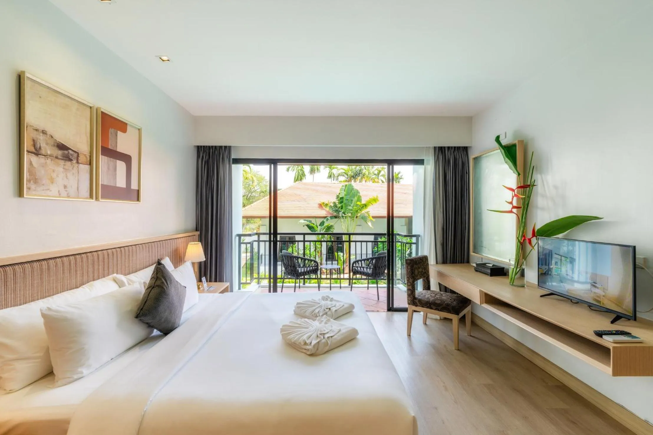 Bedroom, Bed in Estella Phuket Mai Khao Beach Resort