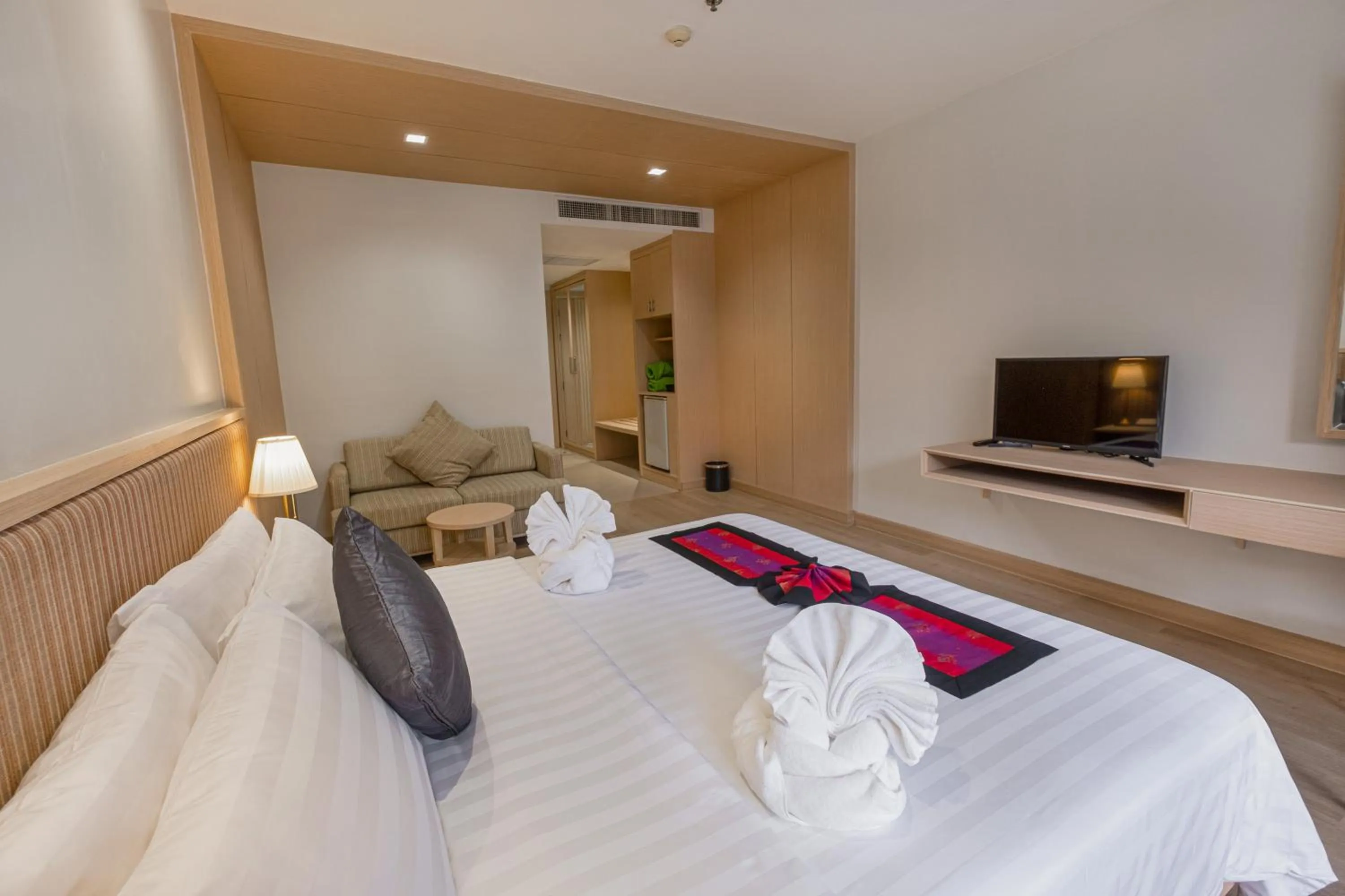 Photo of the whole room, Bed in Estella Phuket Mai Khao Beach Resort