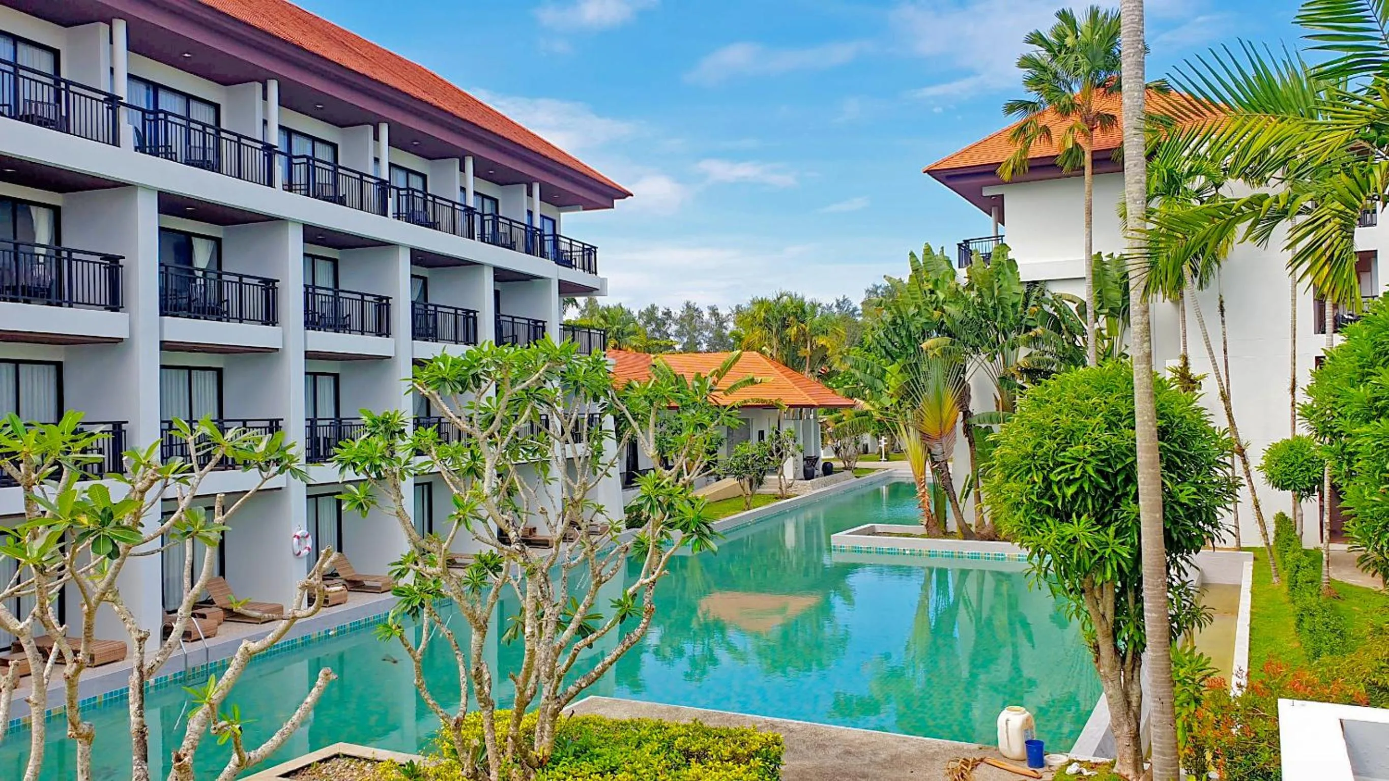 Pool view in Estella Phuket Mai Khao Beach Resort