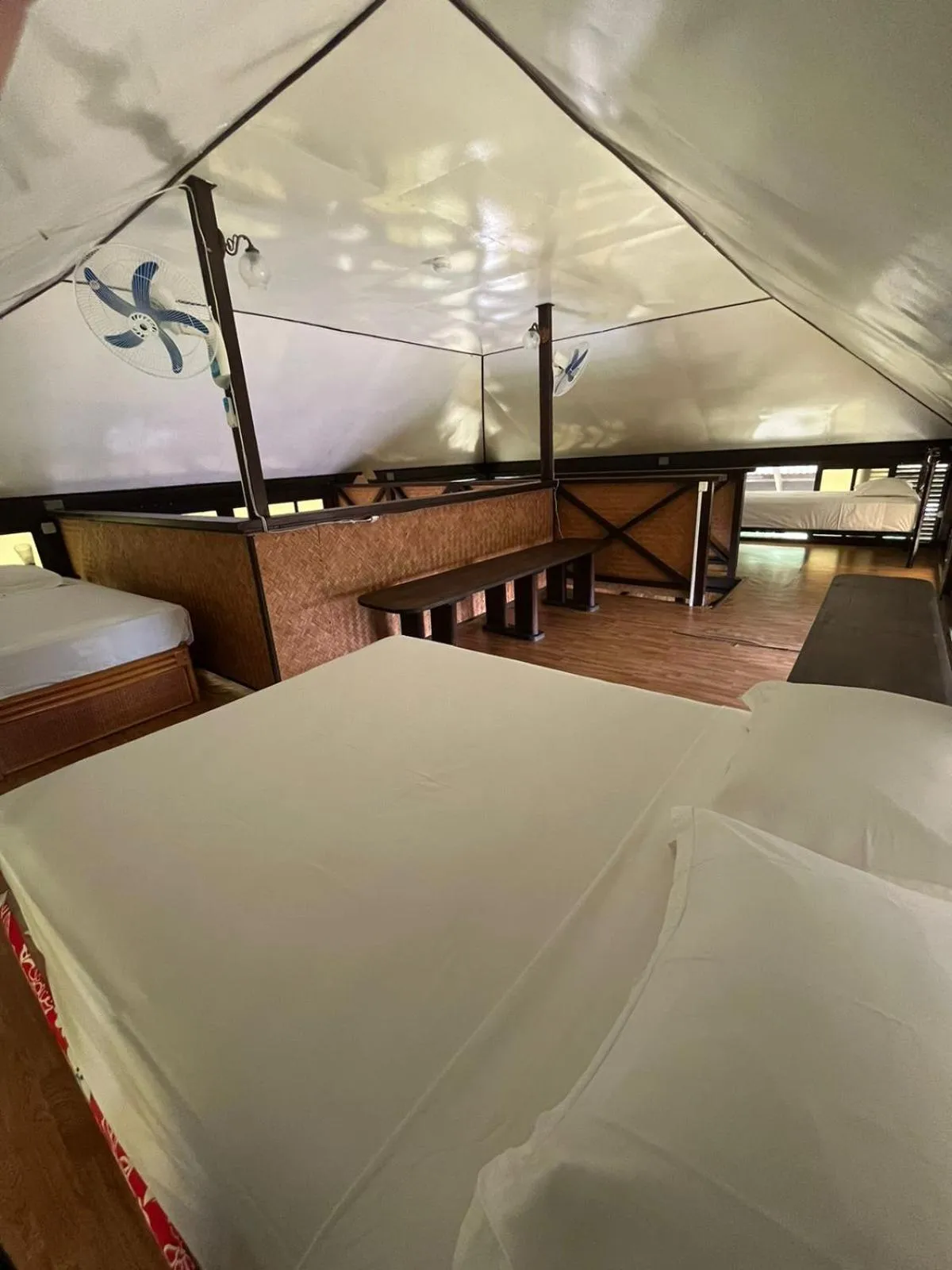 Bed in Pension Hibiscus Taha'a