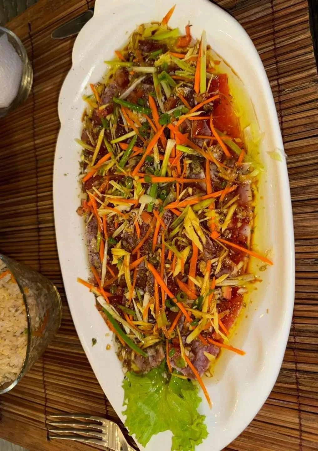 Restaurant/places to eat in Pension Hibiscus Taha'a