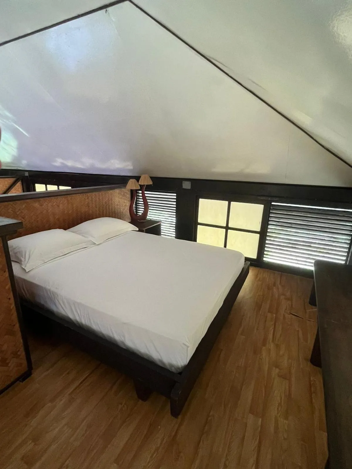 Bed in Pension Hibiscus Taha'a