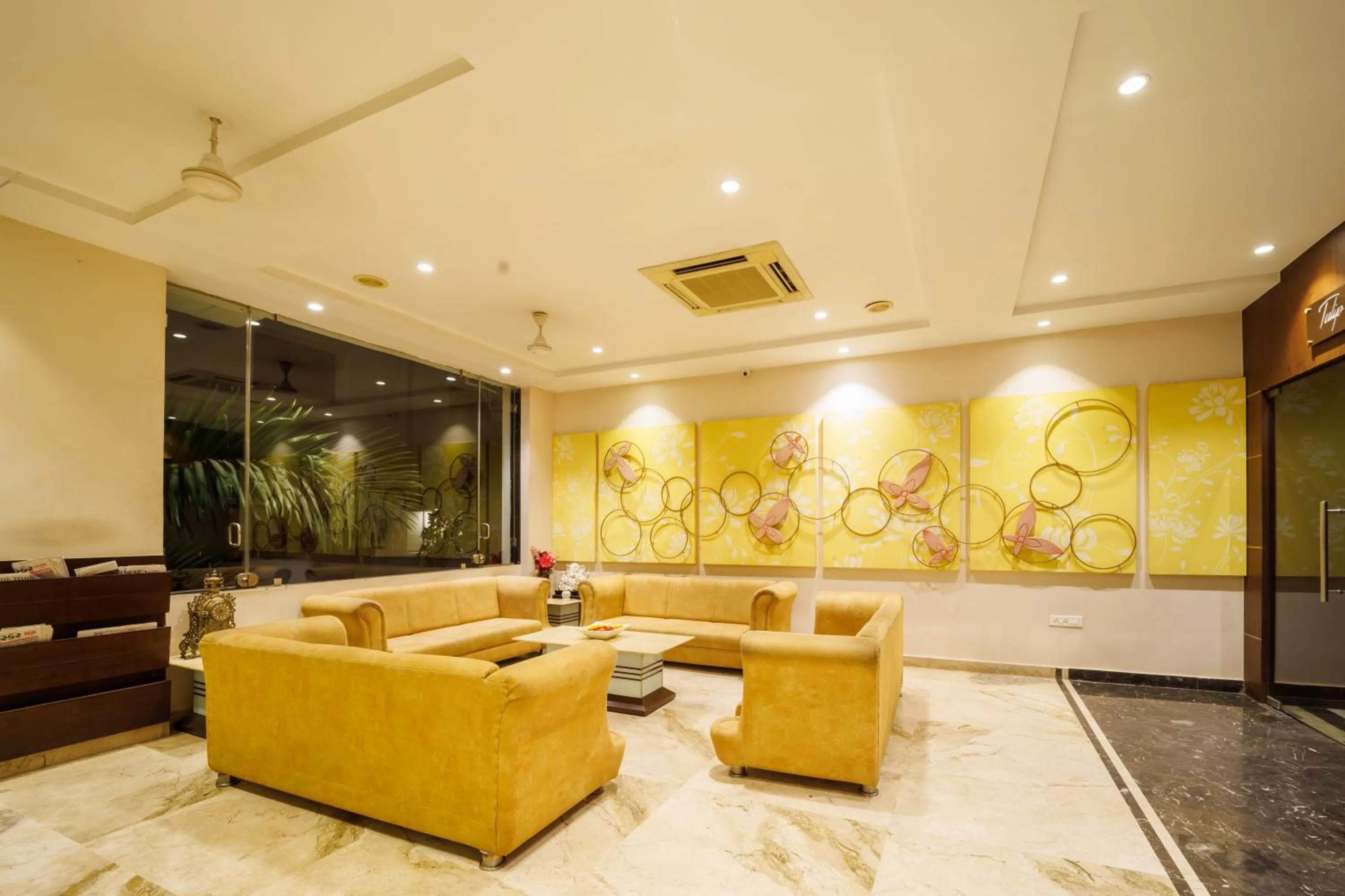 Seating area in Hotel Celebration