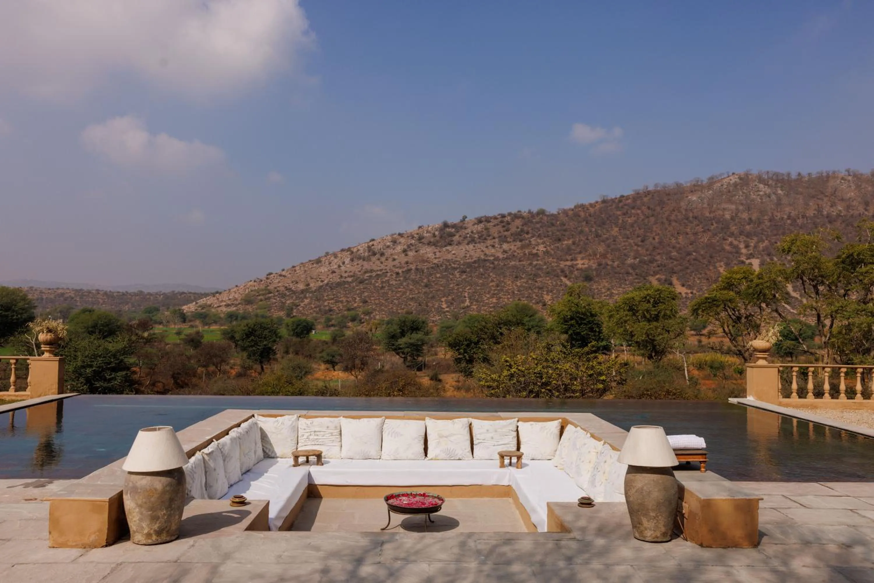 Swimming pool in Anopura Jaipur