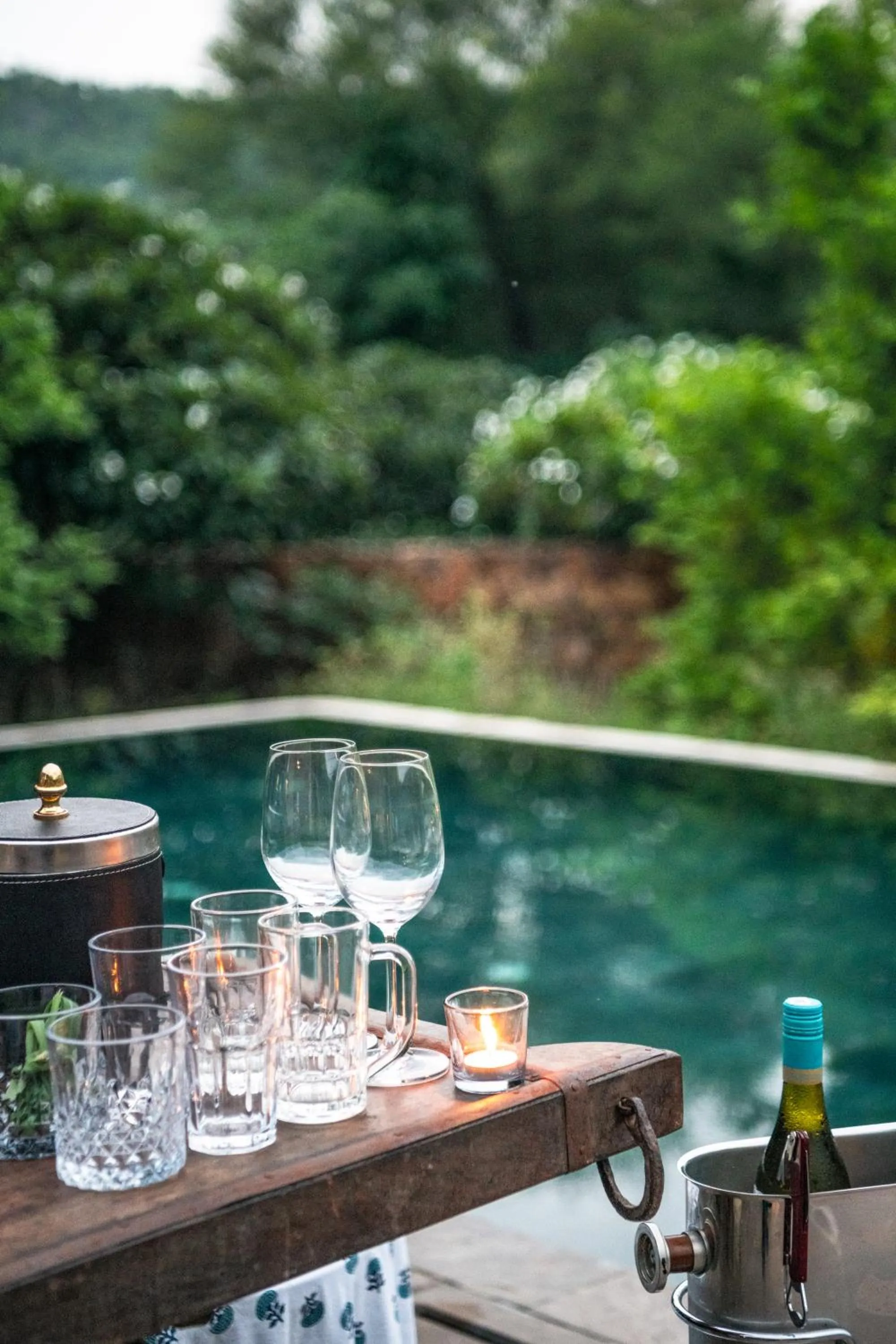 Swimming pool in Anopura Jaipur