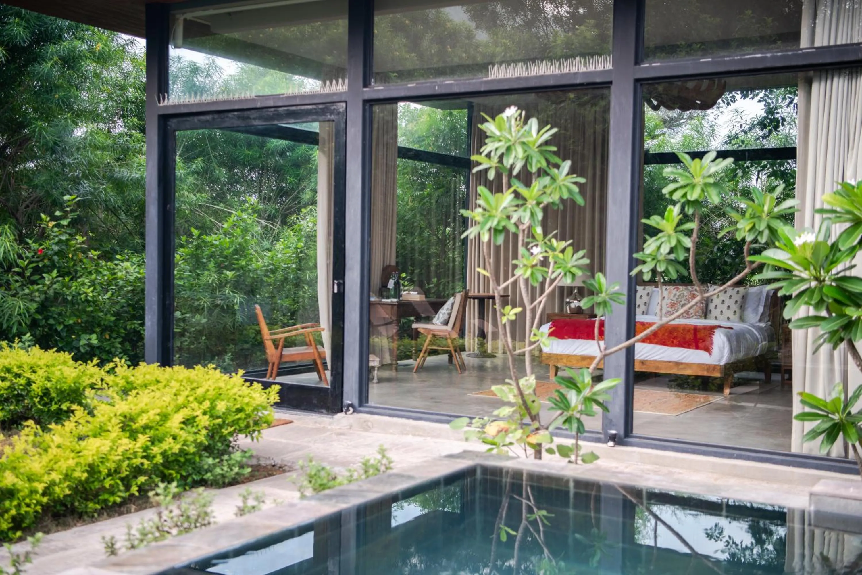 Pool view in Anopura Jaipur