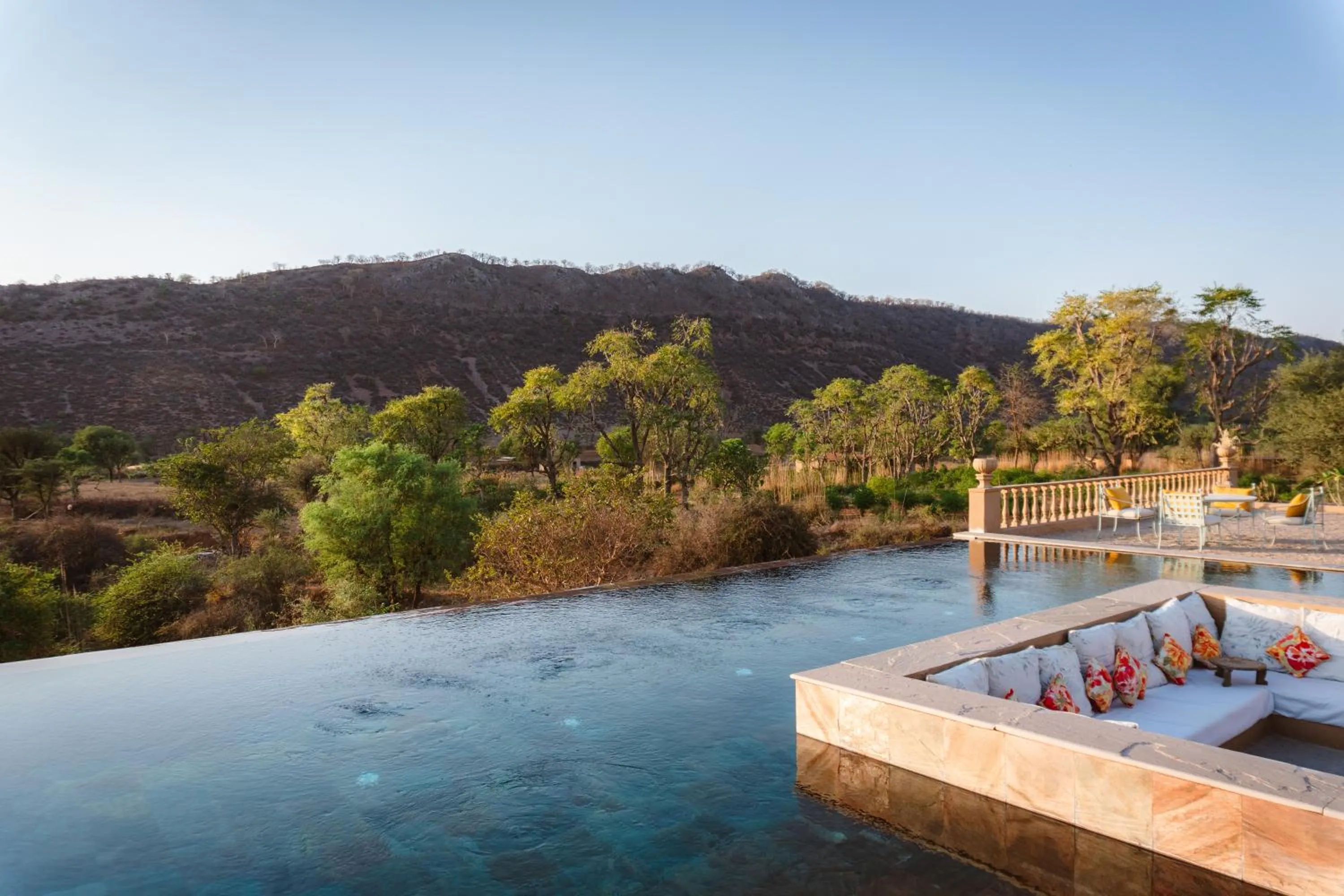 Swimming pool in Anopura Jaipur