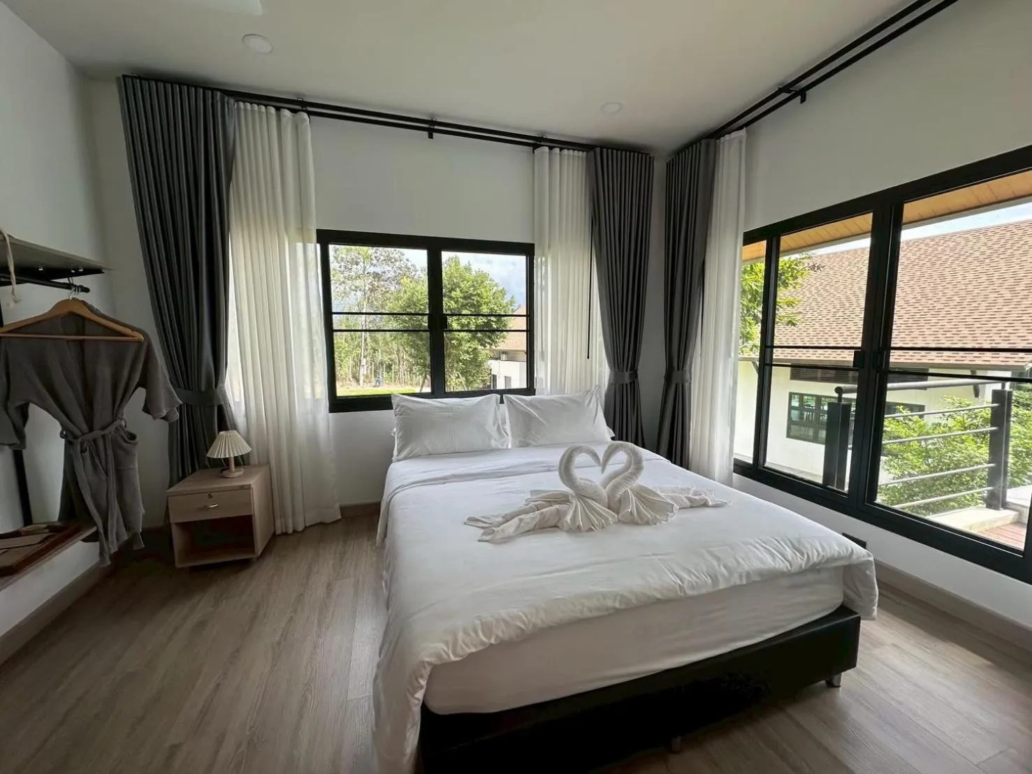 Property building, Bed in PASSA ผัสสะ Tea Plantation @Mae On