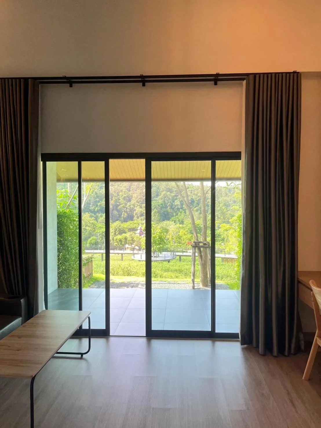 Photo of the whole room, Bed in PASSA ผัสสะ Tea Plantation @Mae On