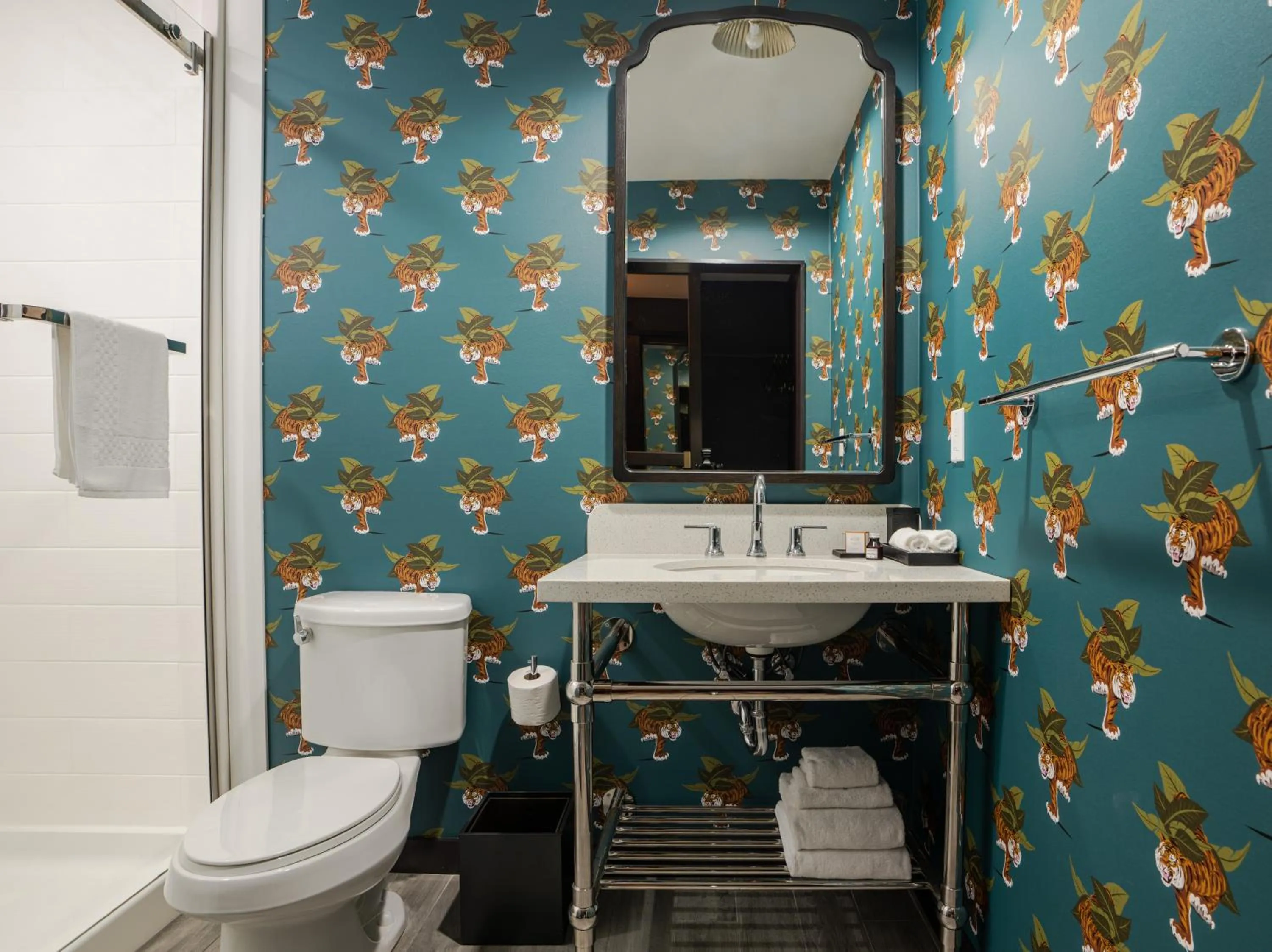 Bathroom in Origin Baton Rouge, a Wyndham Hotel