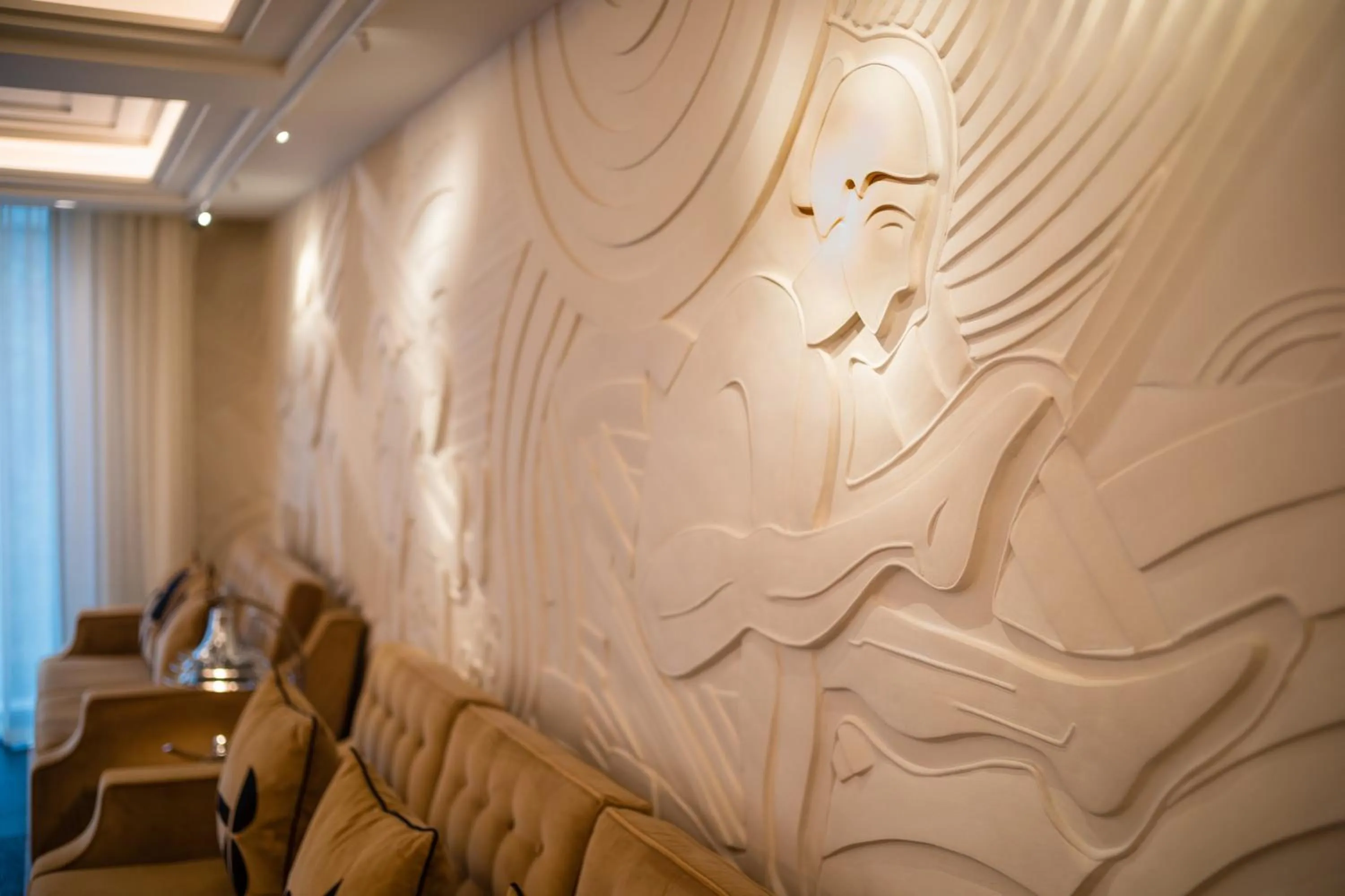 Seating area in Dinamo Hotel Baku