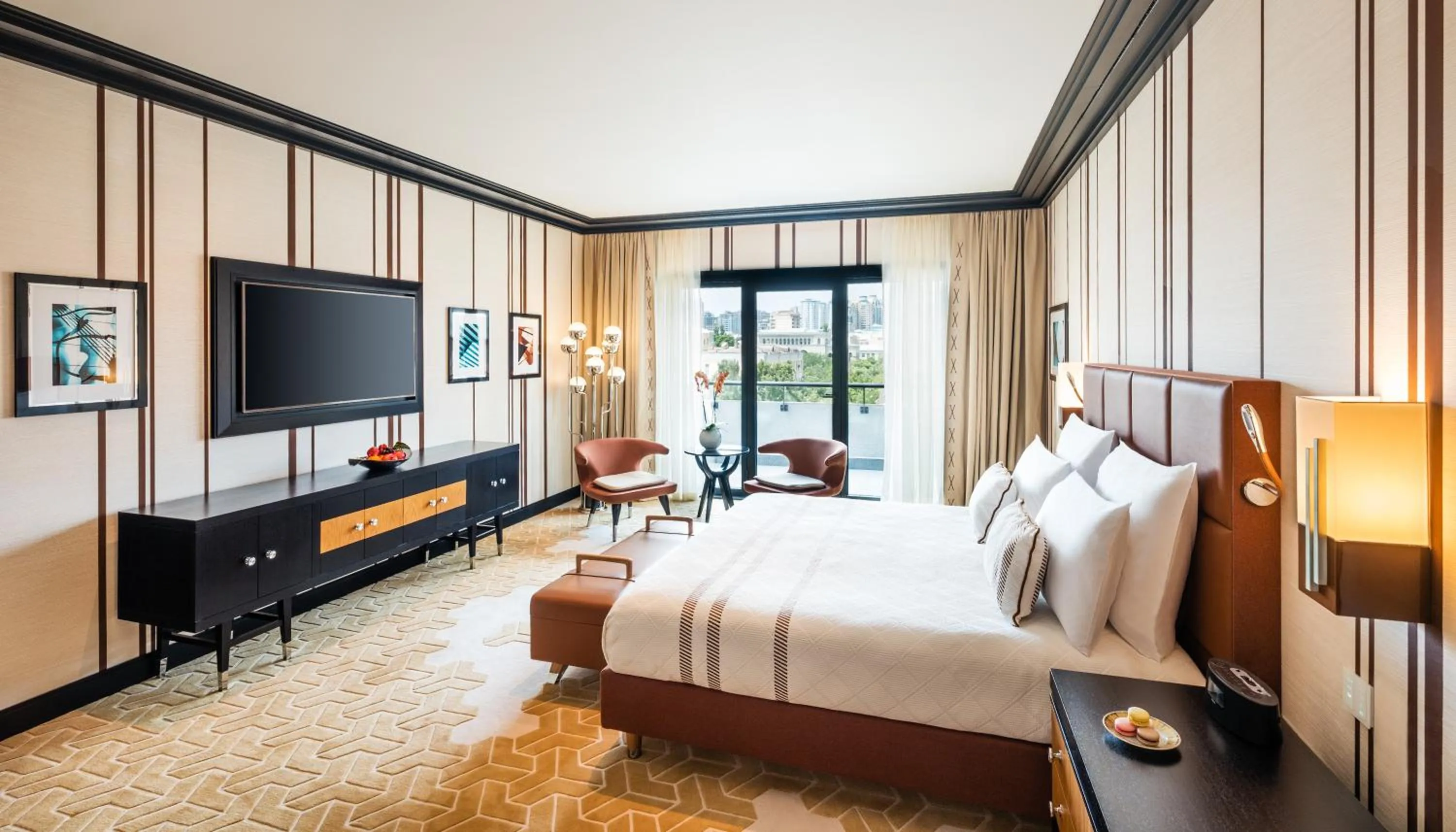 Bed in Dinamo Hotel Baku