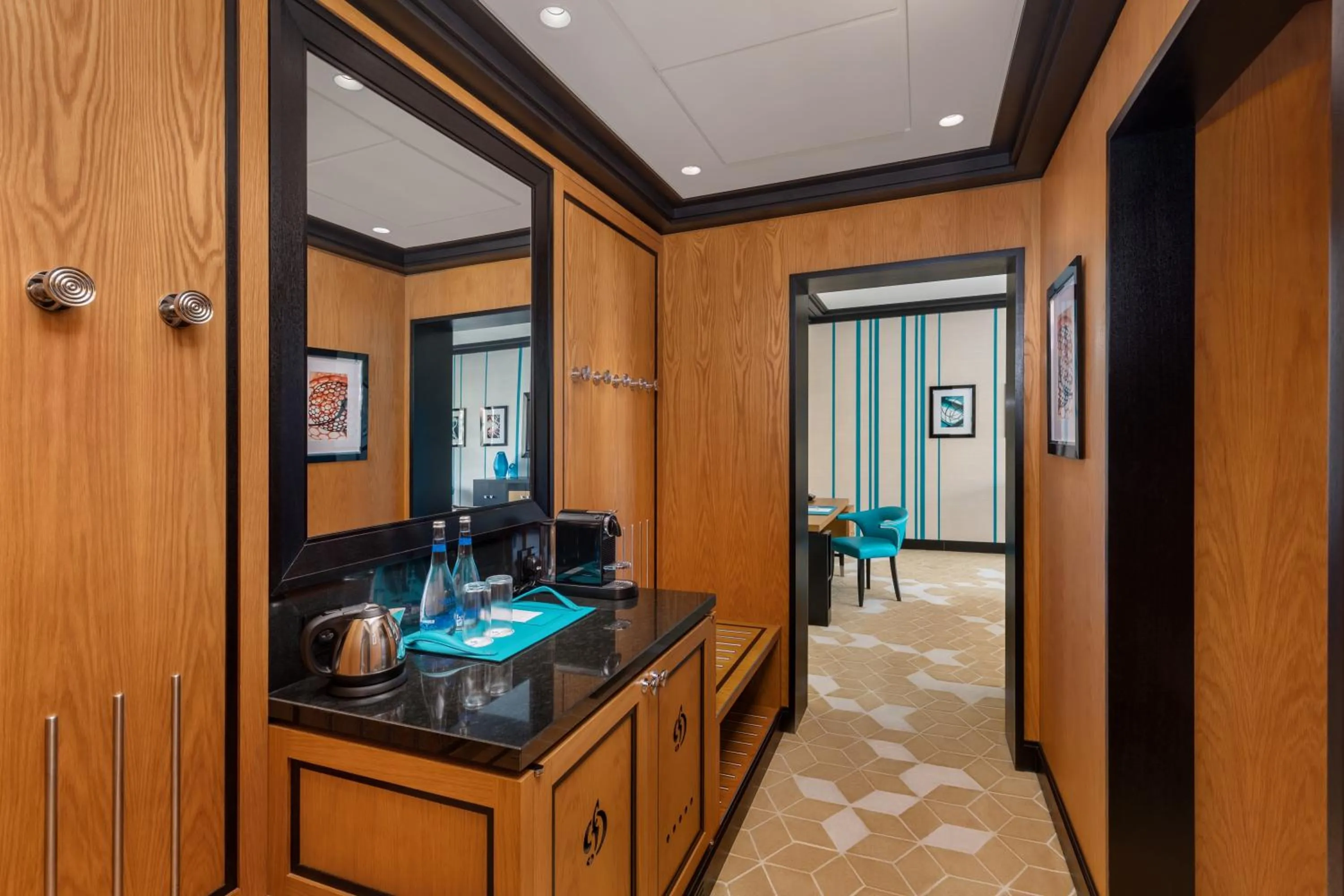 Kitchen or kitchenette in Dinamo Hotel Baku