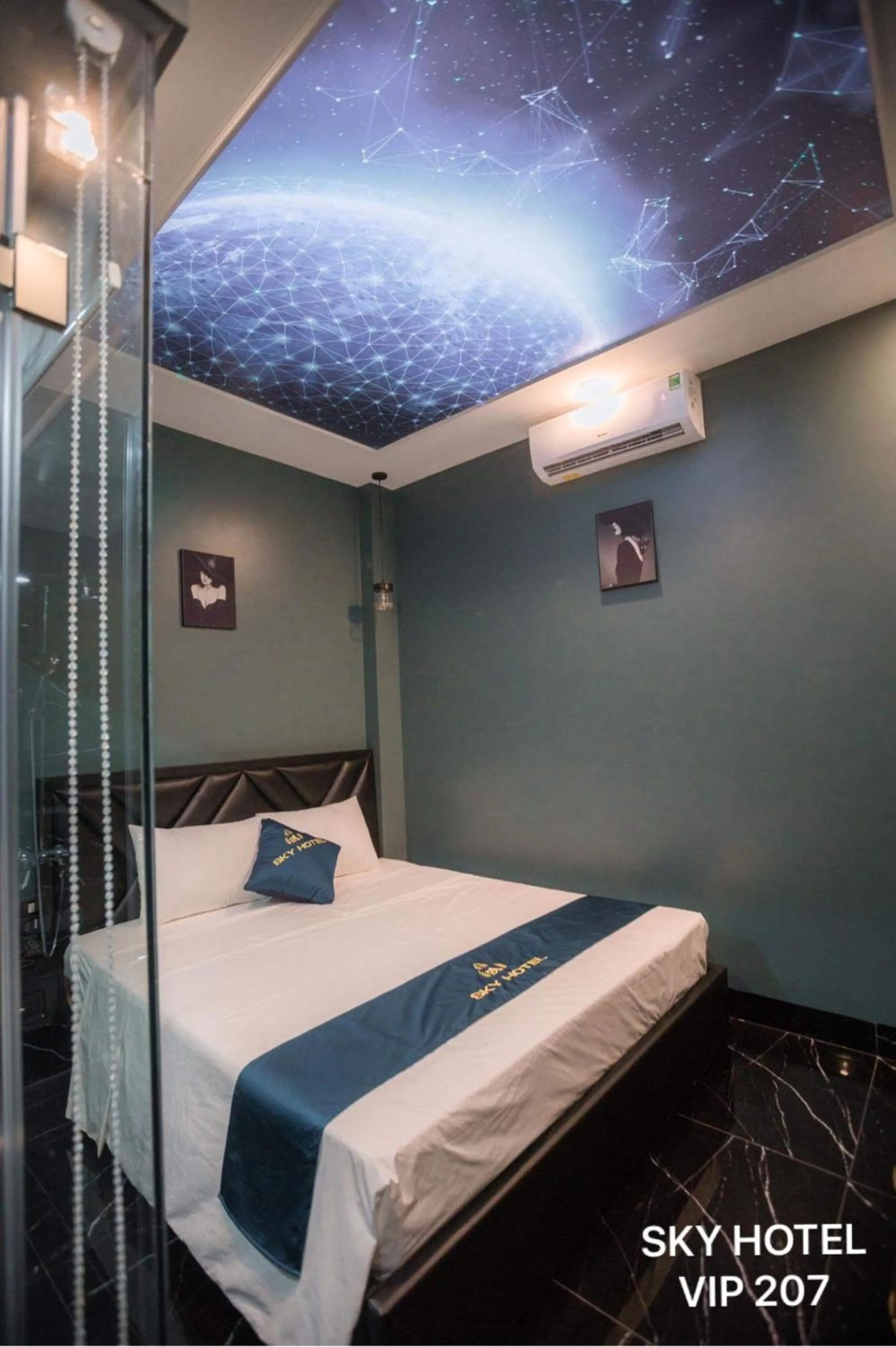 Bedroom, Bed in Sky Hotel Bắc Giang