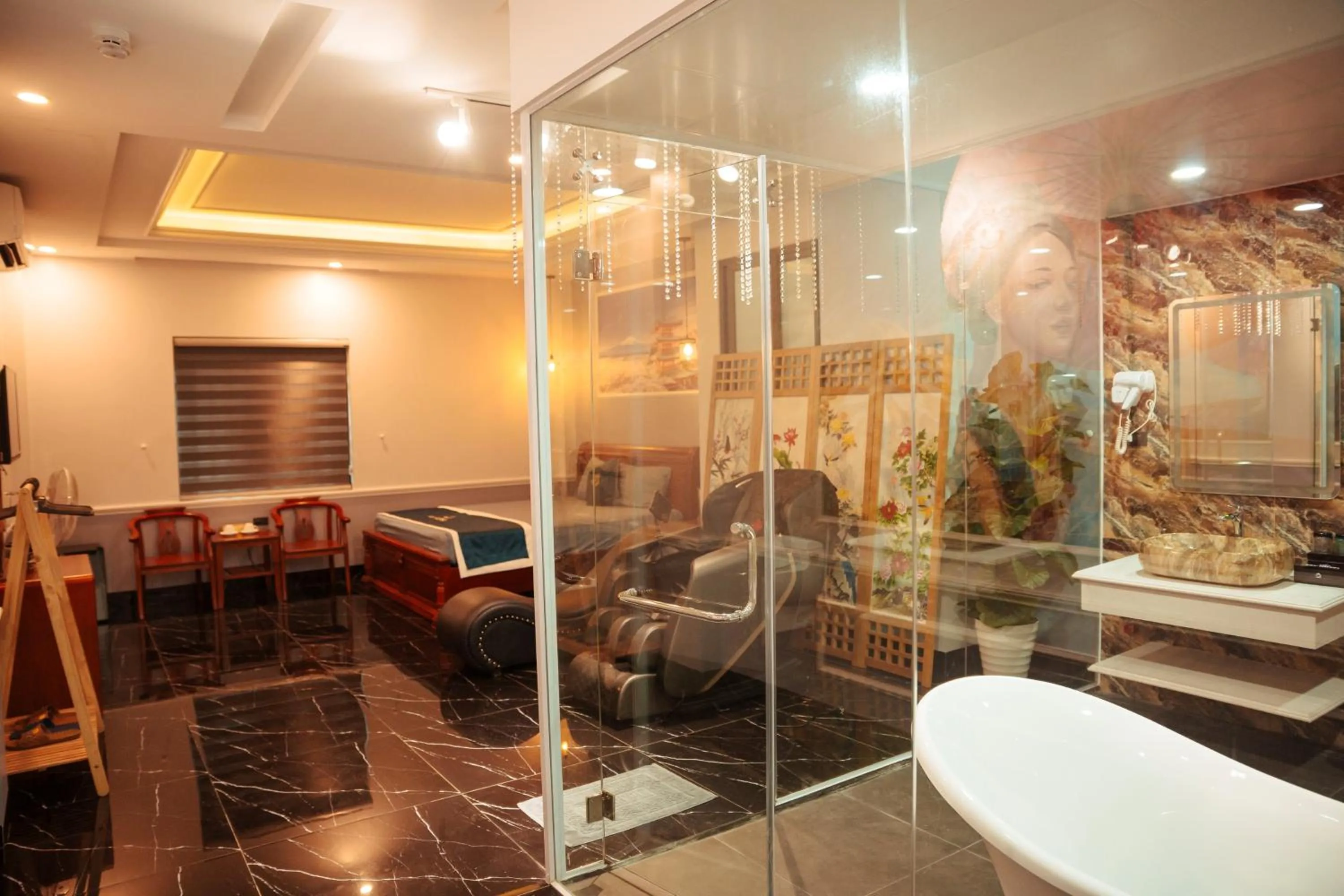 Bathroom in Sky Hotel Bắc Giang