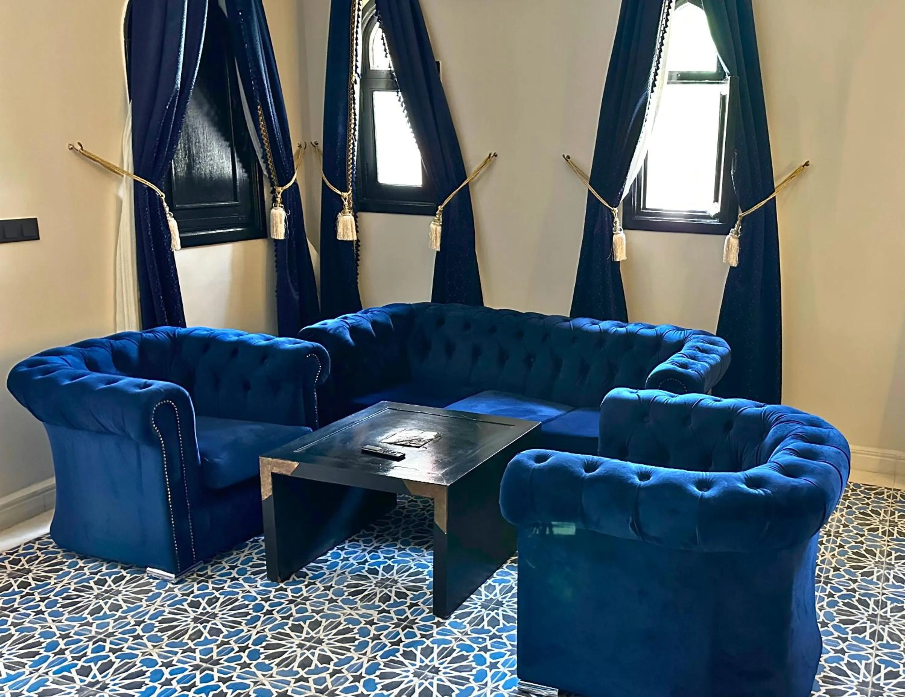 Seating area in Nomadz Palace