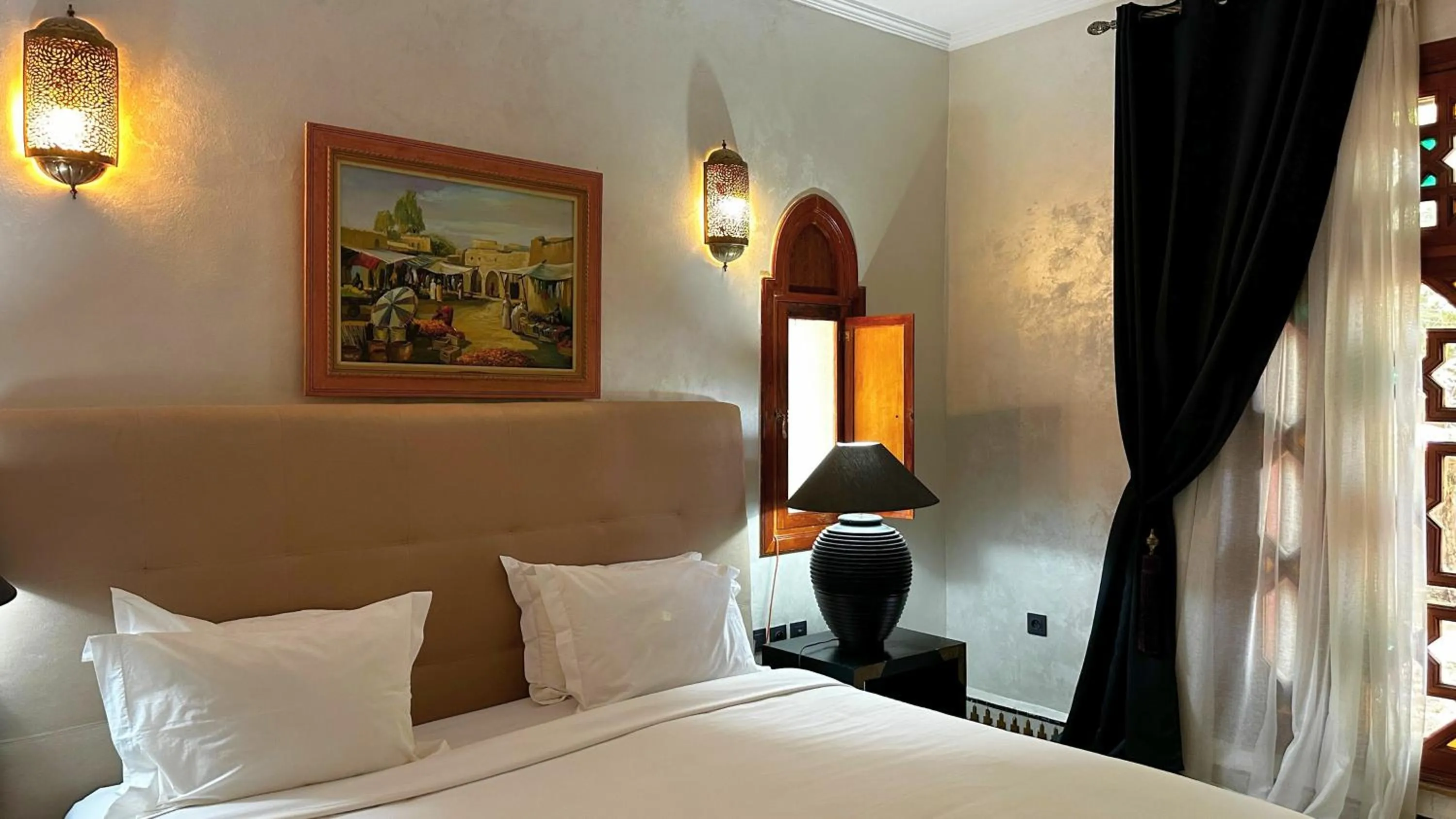 Bed in Nomadz Palace