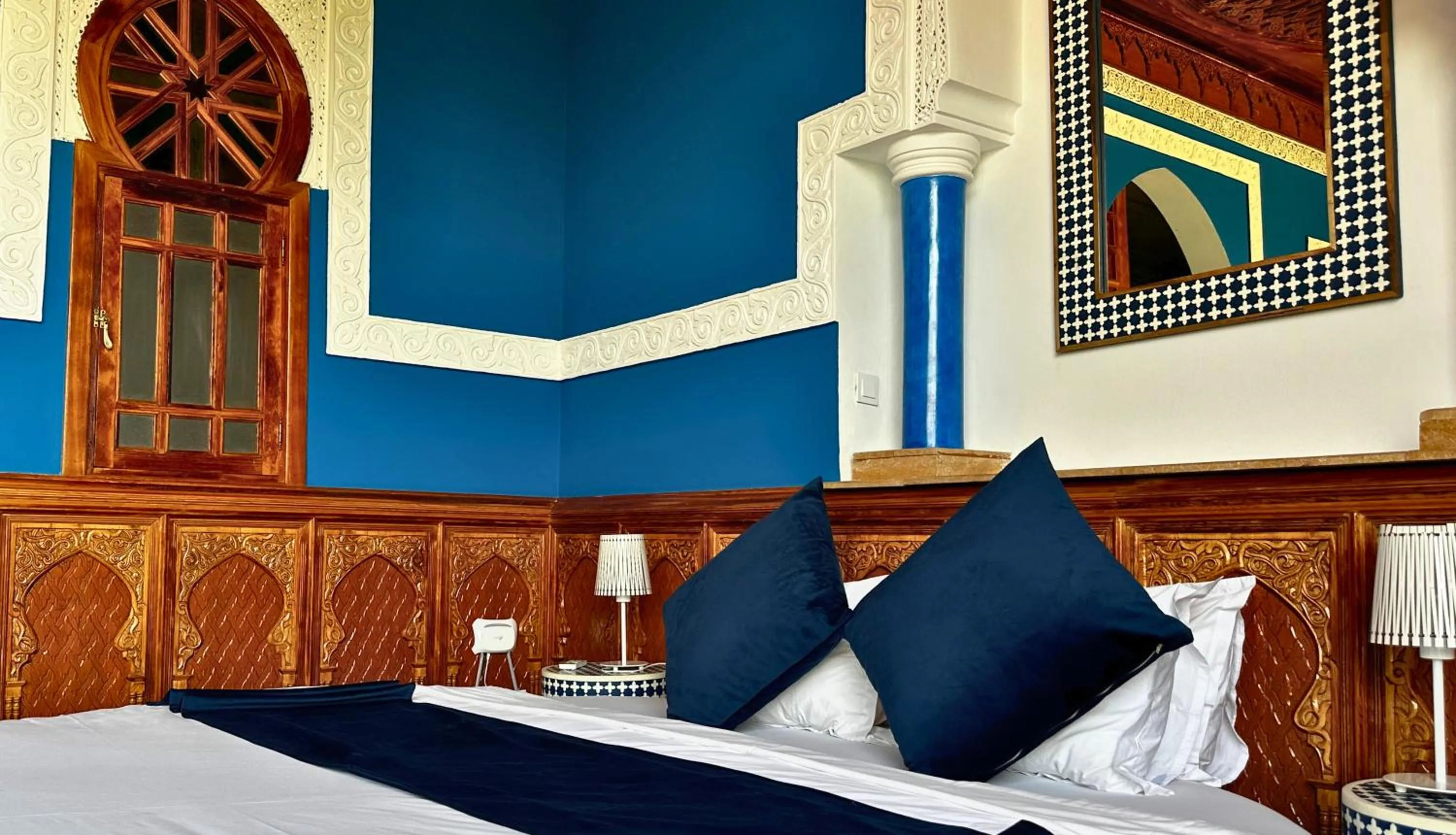 Bed in Nomadz Palace