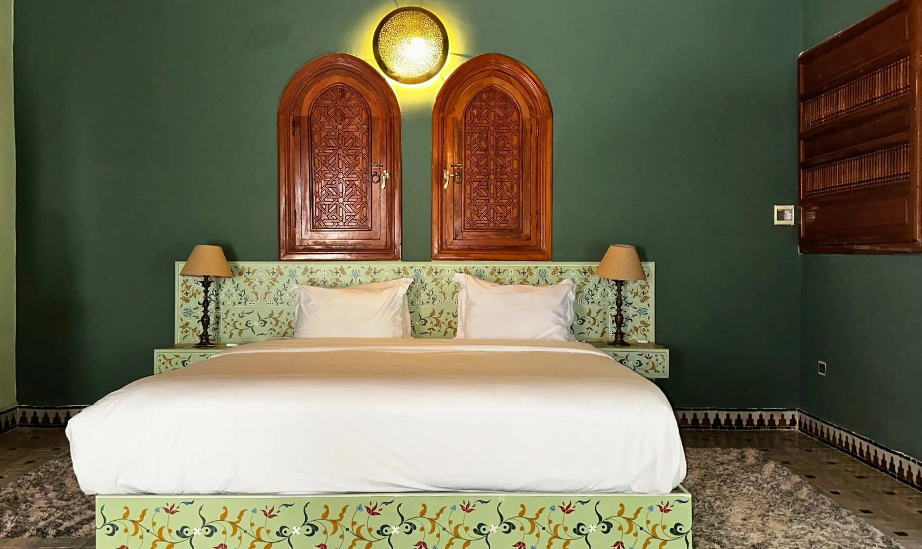 Bed in Nomadz Palace