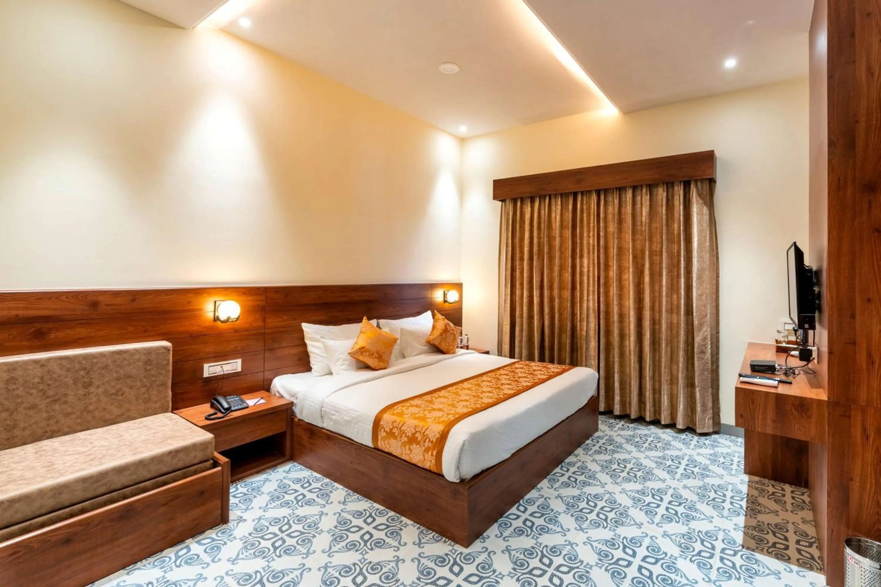 Bedroom, Bed in The Grand Fateh
