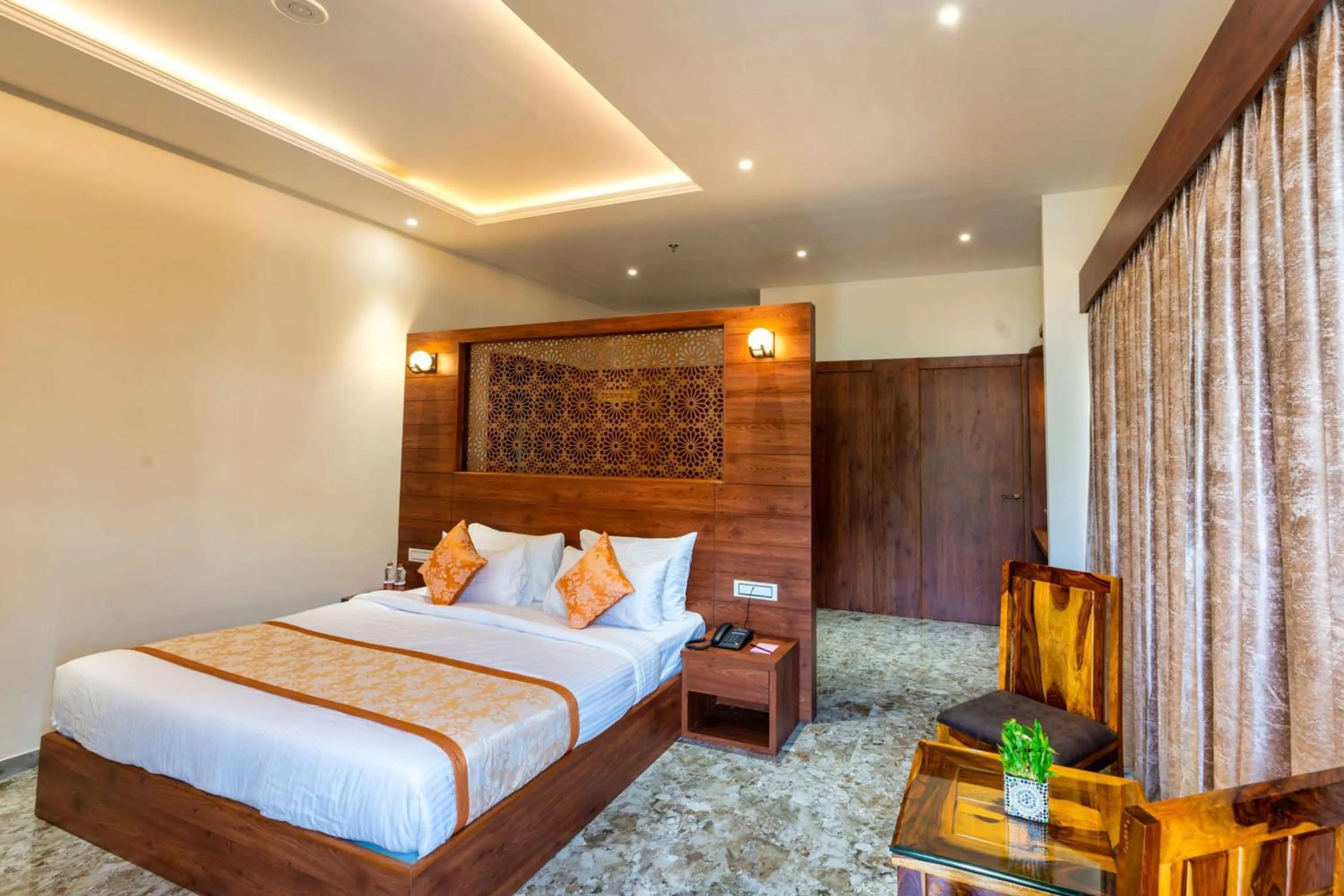 Bedroom, Bed in The Grand Fateh