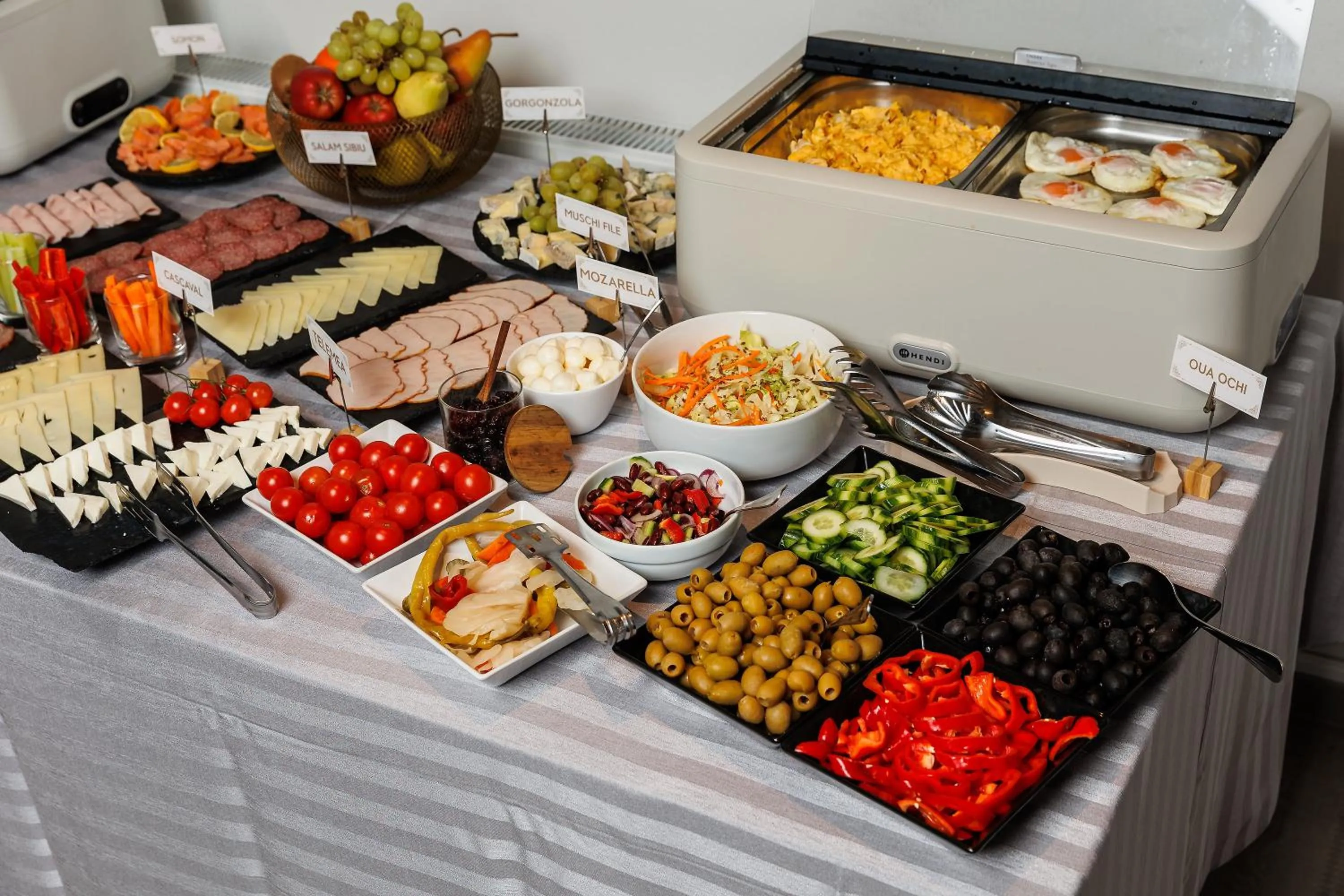 Buffet breakfast in Hotel Atria