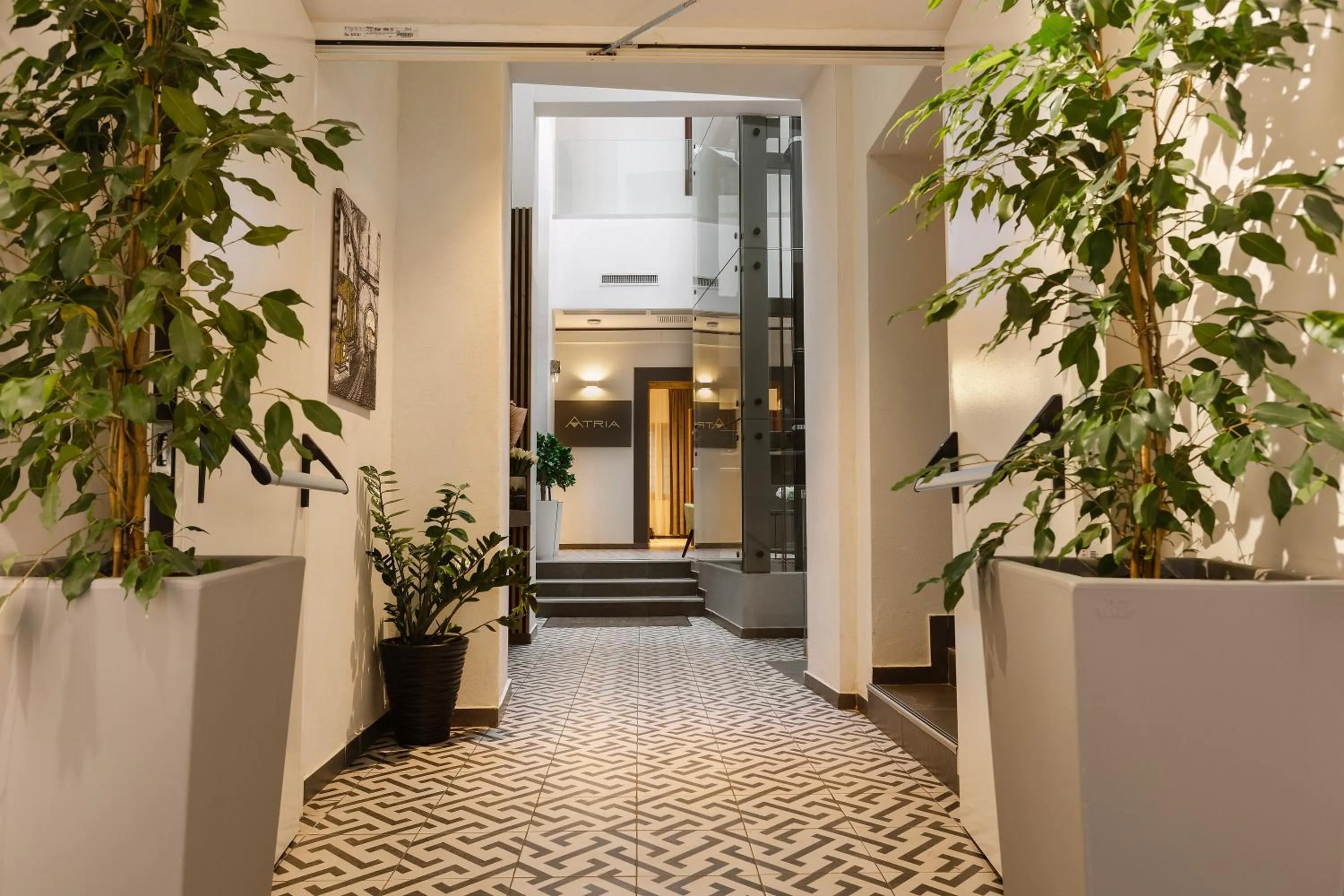 Lobby or reception in Hotel Atria