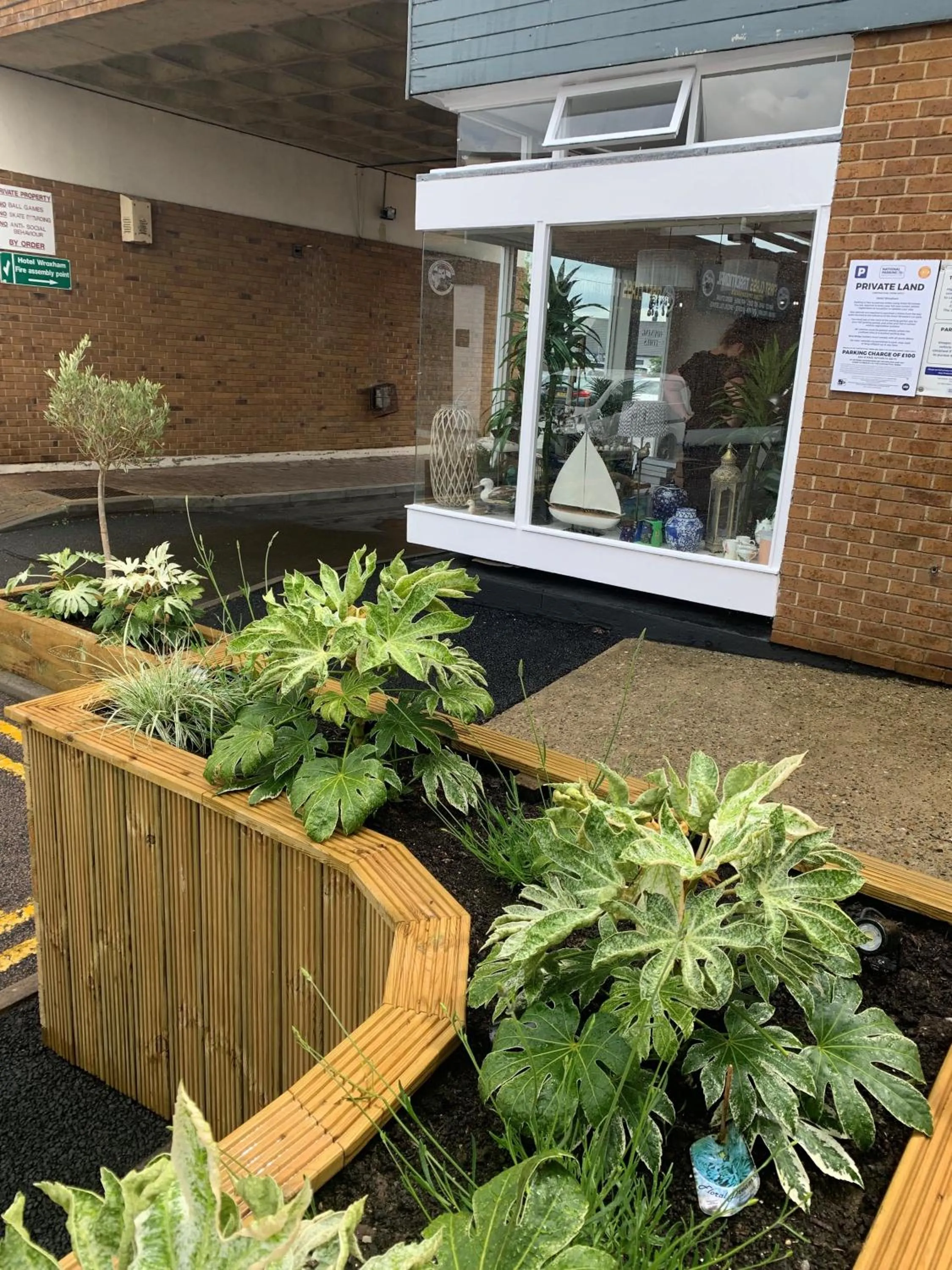 Garden view in Hotel Wroxham