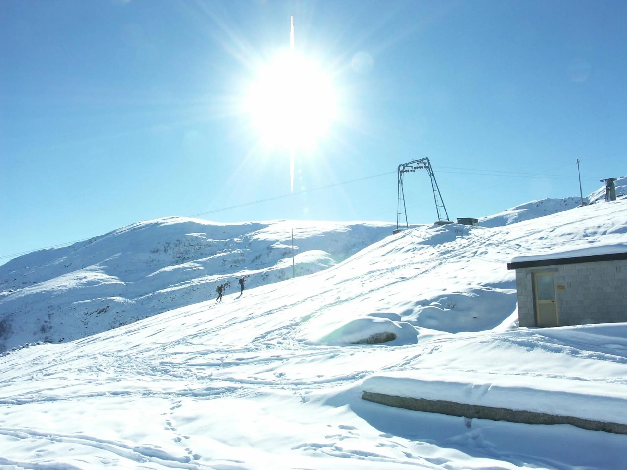 Skiing in Albergo Miniere