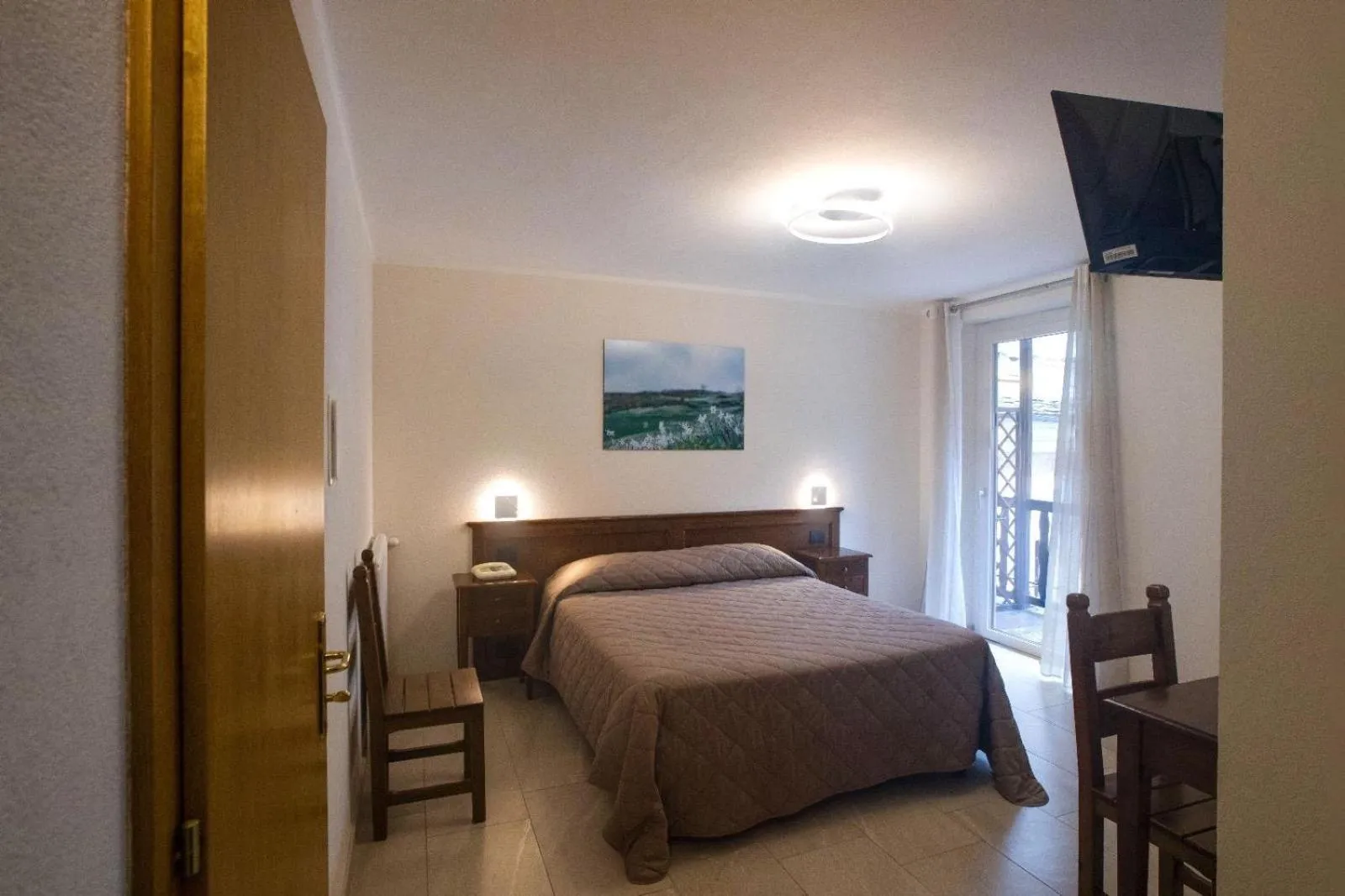 Bedroom, Bed in Albergo Miniere