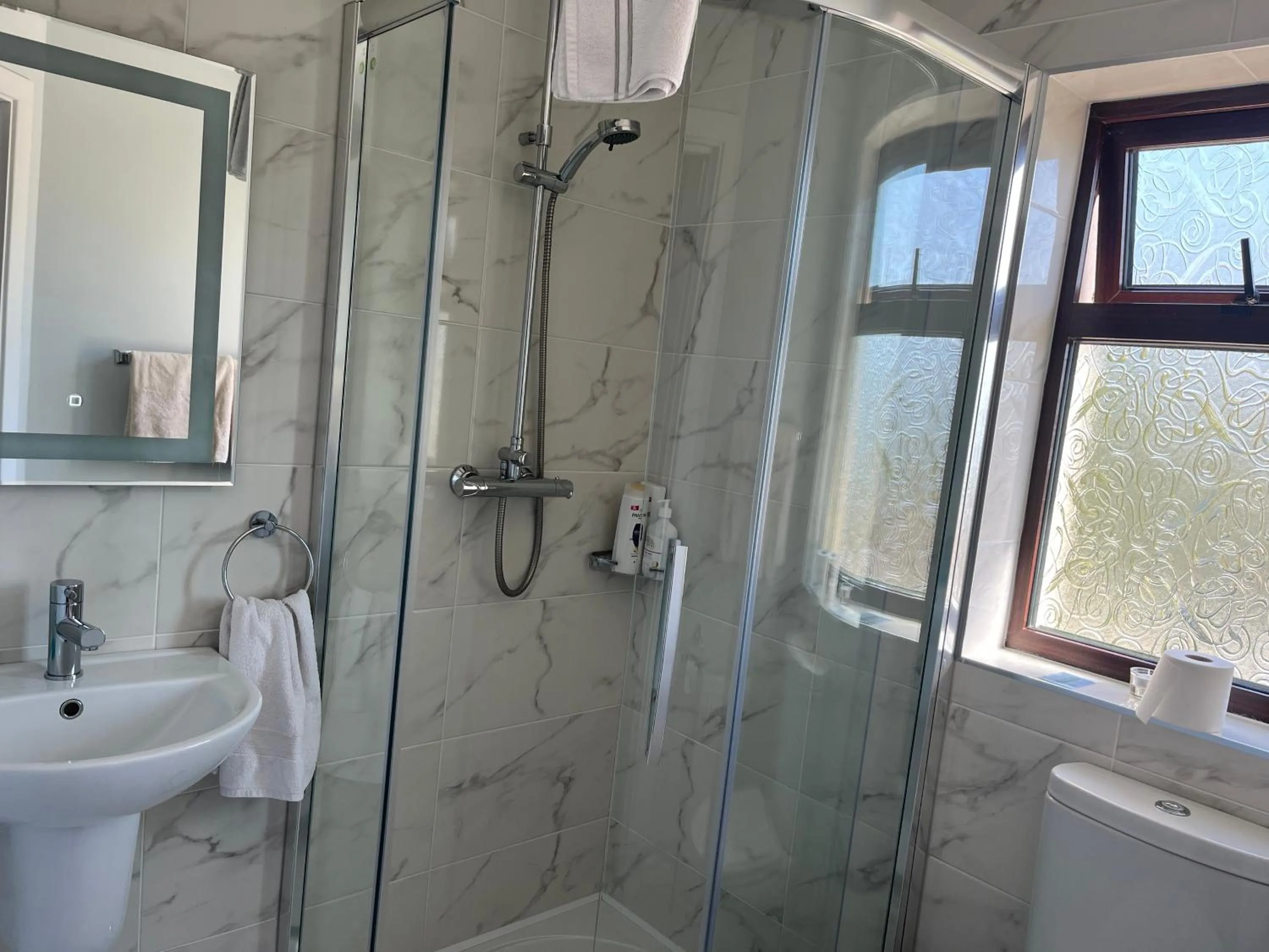 Shower in Palmgrove Bed & Breakfast