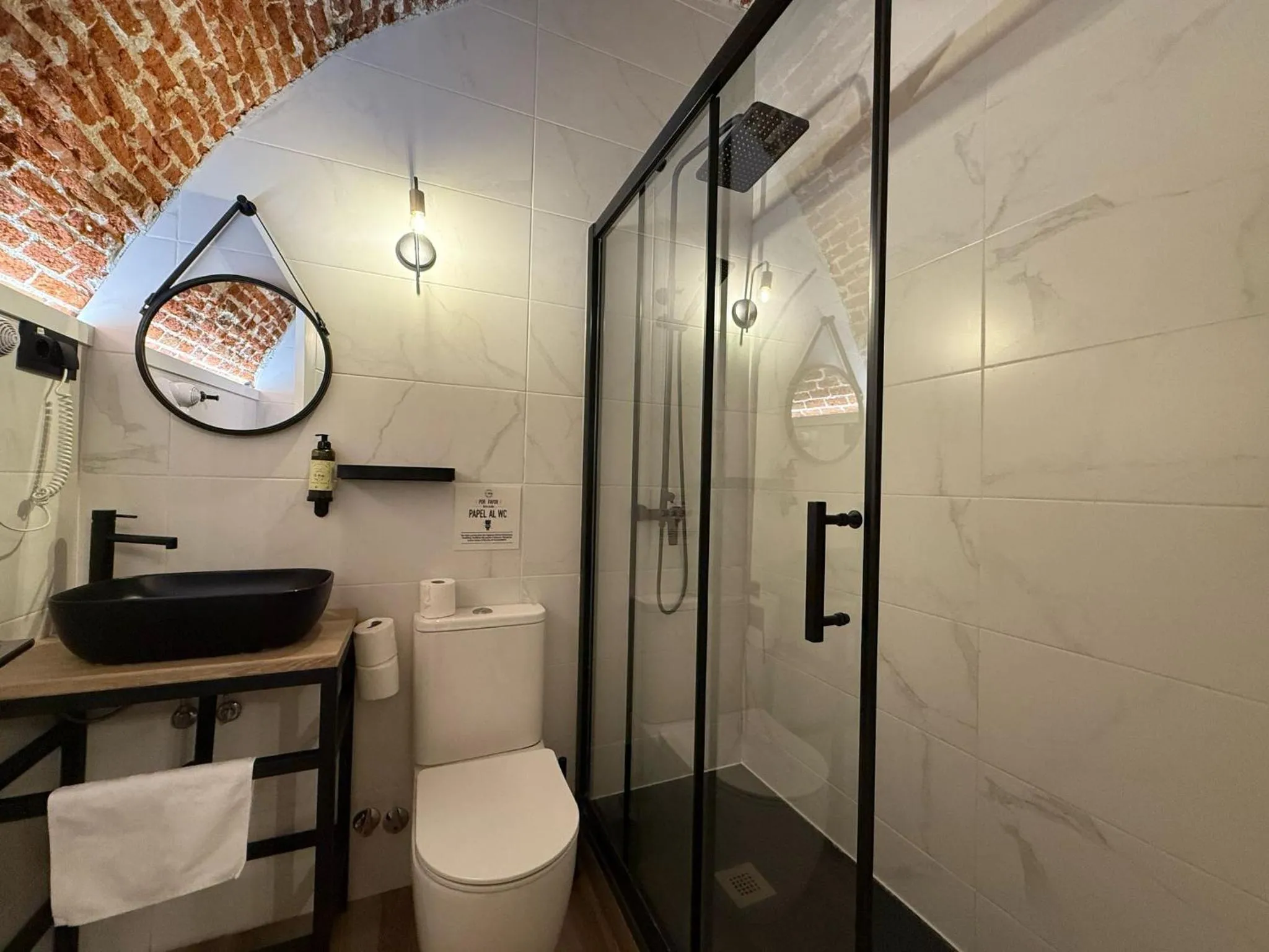 Shower in CC Opera Suites