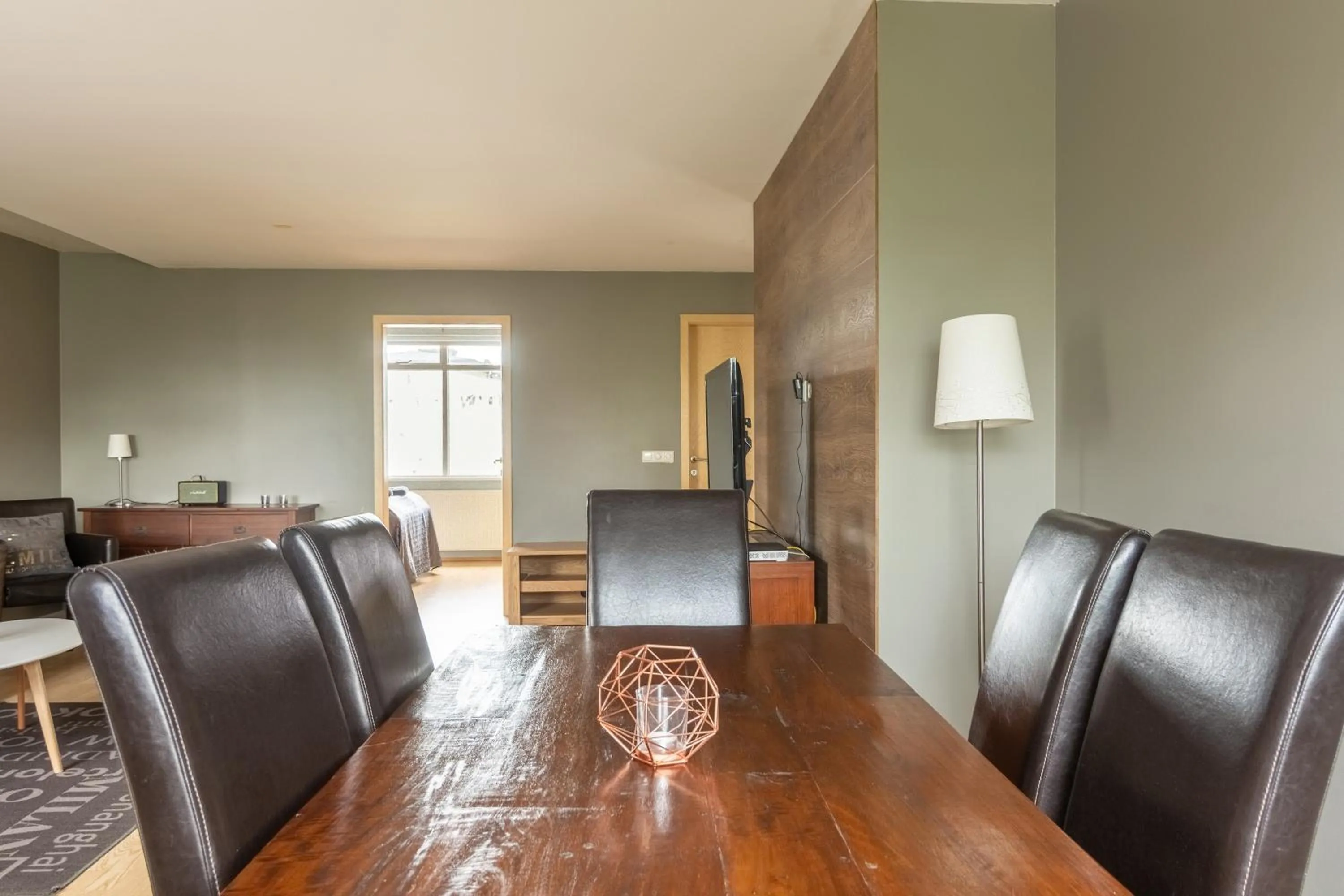 Living room in Acco Town Square Apartments