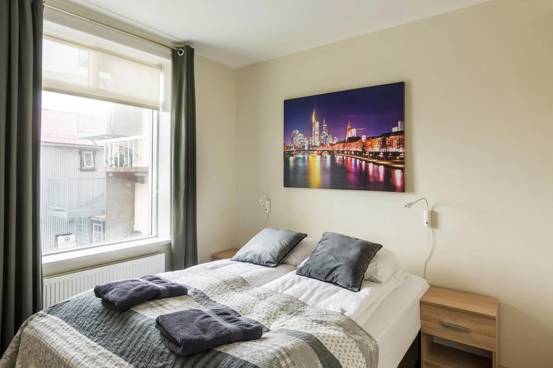 Bed in Acco Town Square Apartments