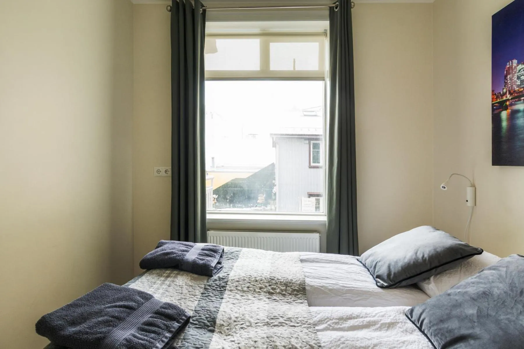 Bedroom, Bed in Acco Town Square Apartments