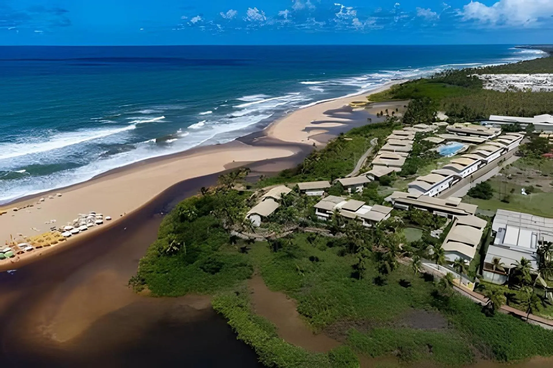 Pé na areia - Reserva Ecológica - Tranquilidade