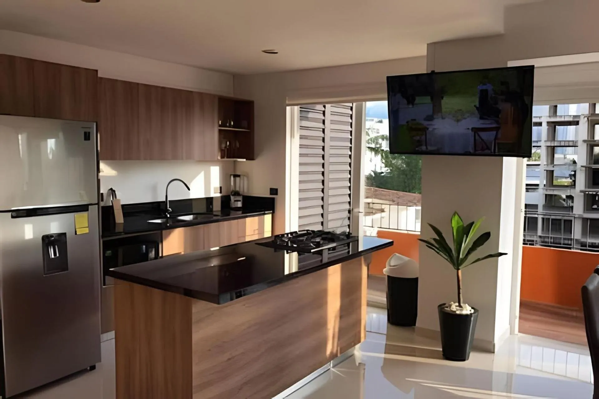 Kitchen or kitchenette in Monyxbnb at Zoho Skies