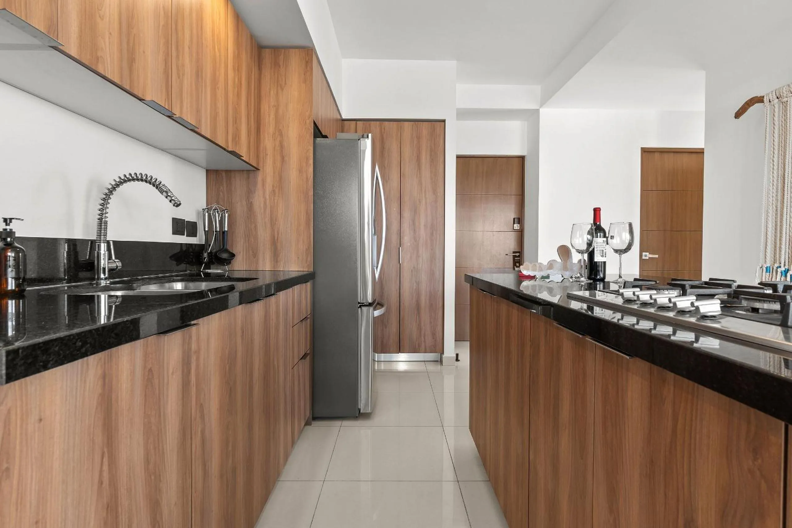 Kitchen or kitchenette in Monyxbnb at Zoho Skies
