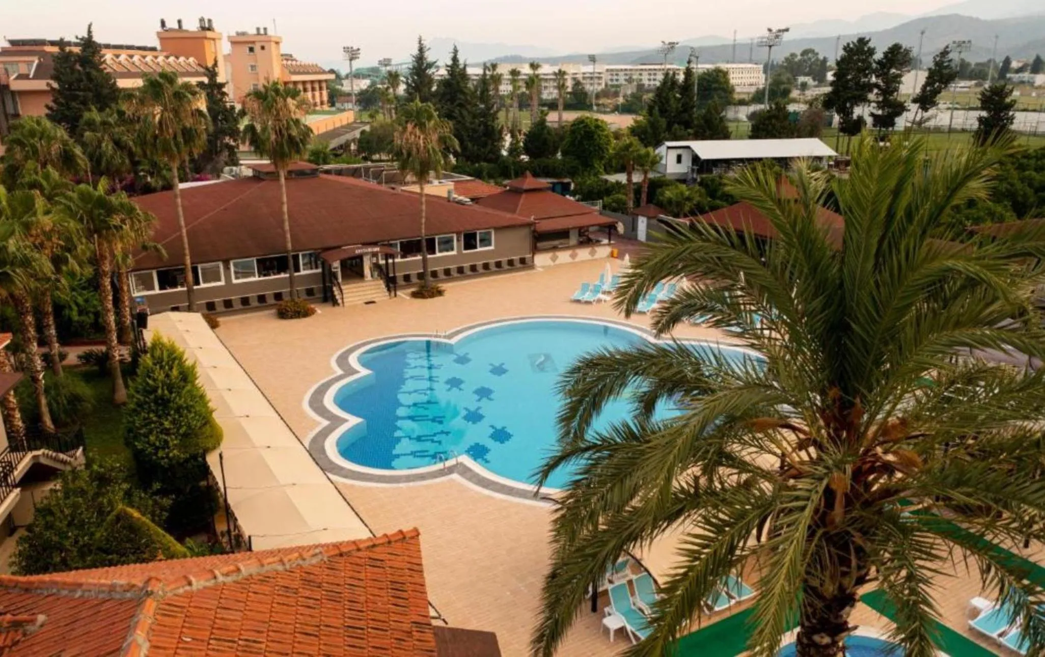 Pool view in MIR'AMOR GARDEN Resort Hotel-ALL INCLUSIVE