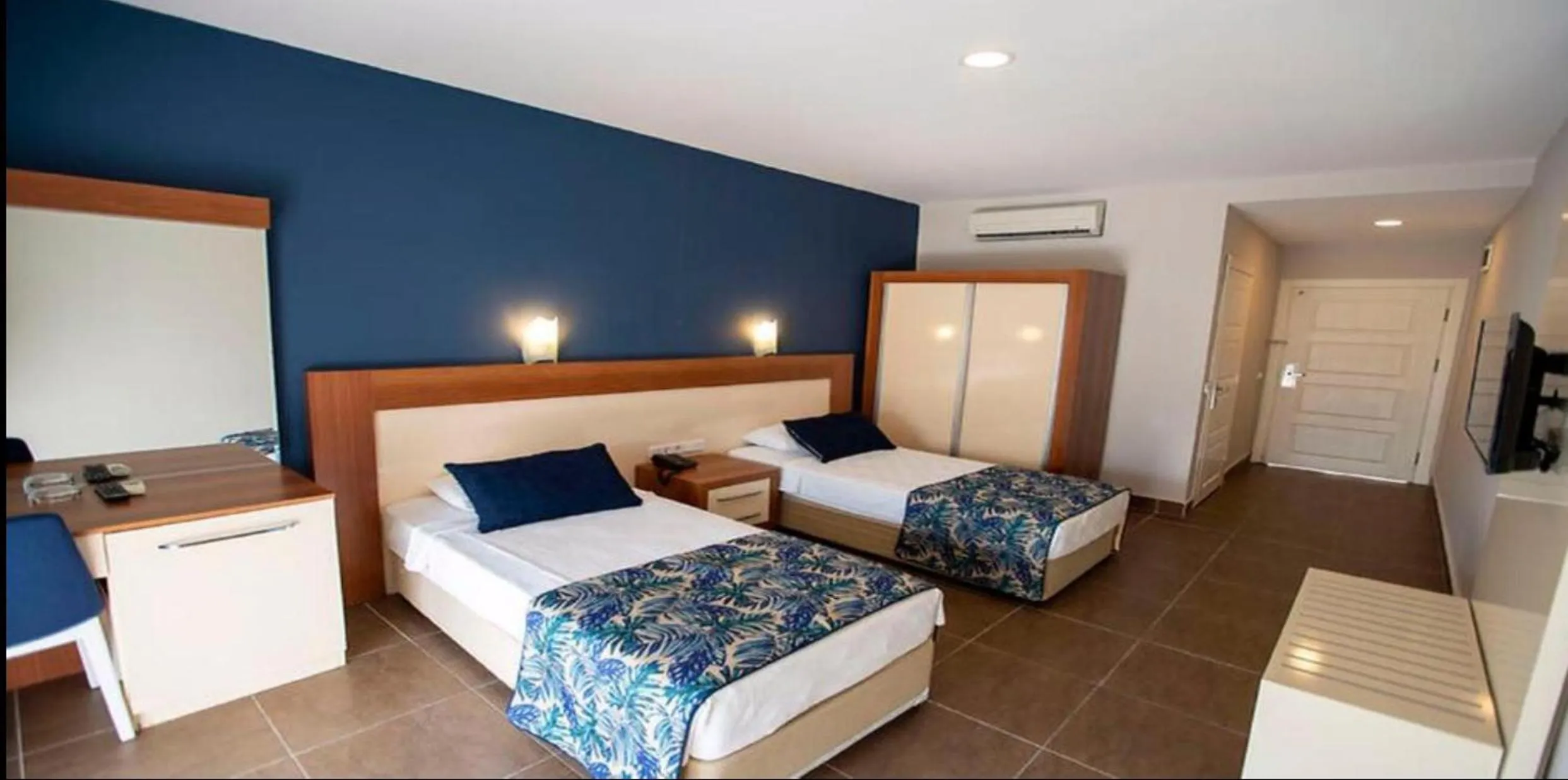 Bed in MIR'AMOR GARDEN Resort Hotel-ALL INCLUSIVE